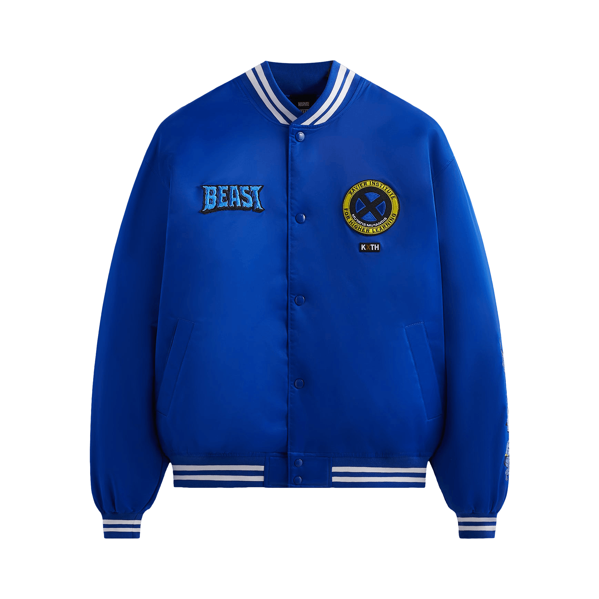 Kith For X-Men Beast Satin Bomber Jacket 'Cyclone'