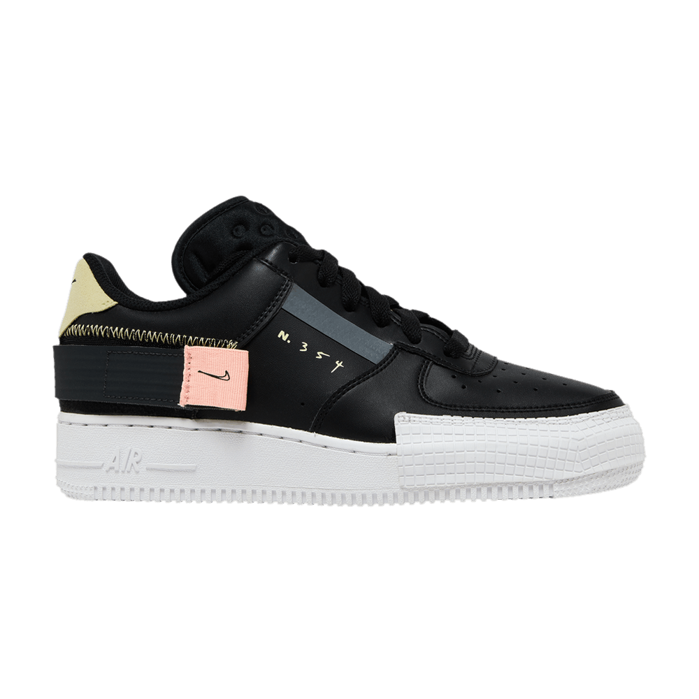 Nike Air Force 1 Type GS 'Black Zinnia'
