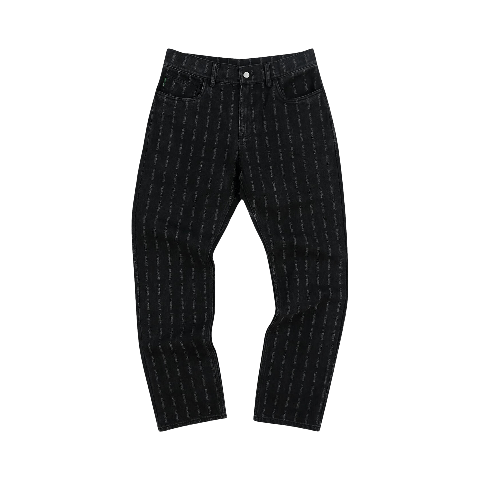 Pleasures Impact Striped Denim 'Black'