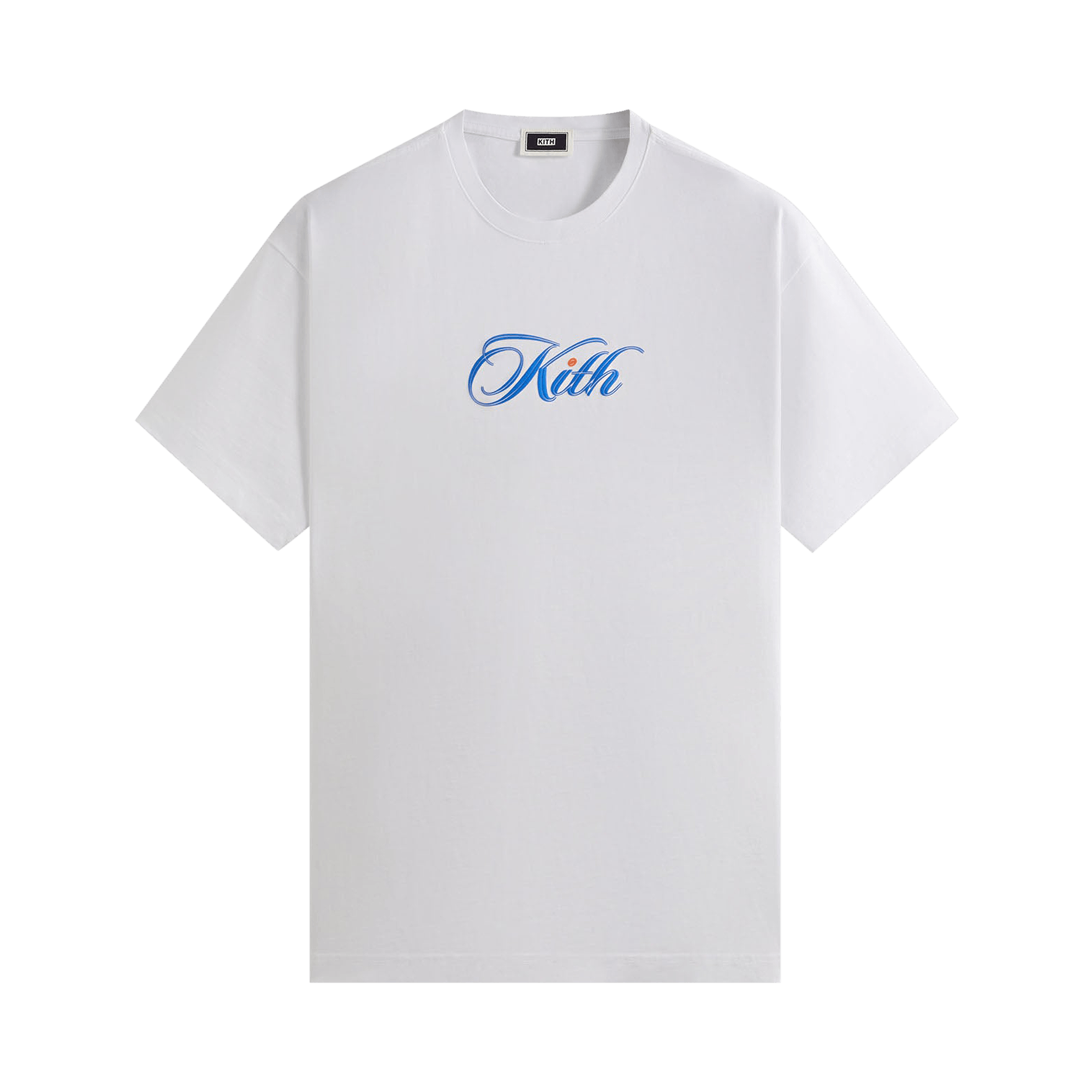 Kith Cursive Logo Tee 'White'