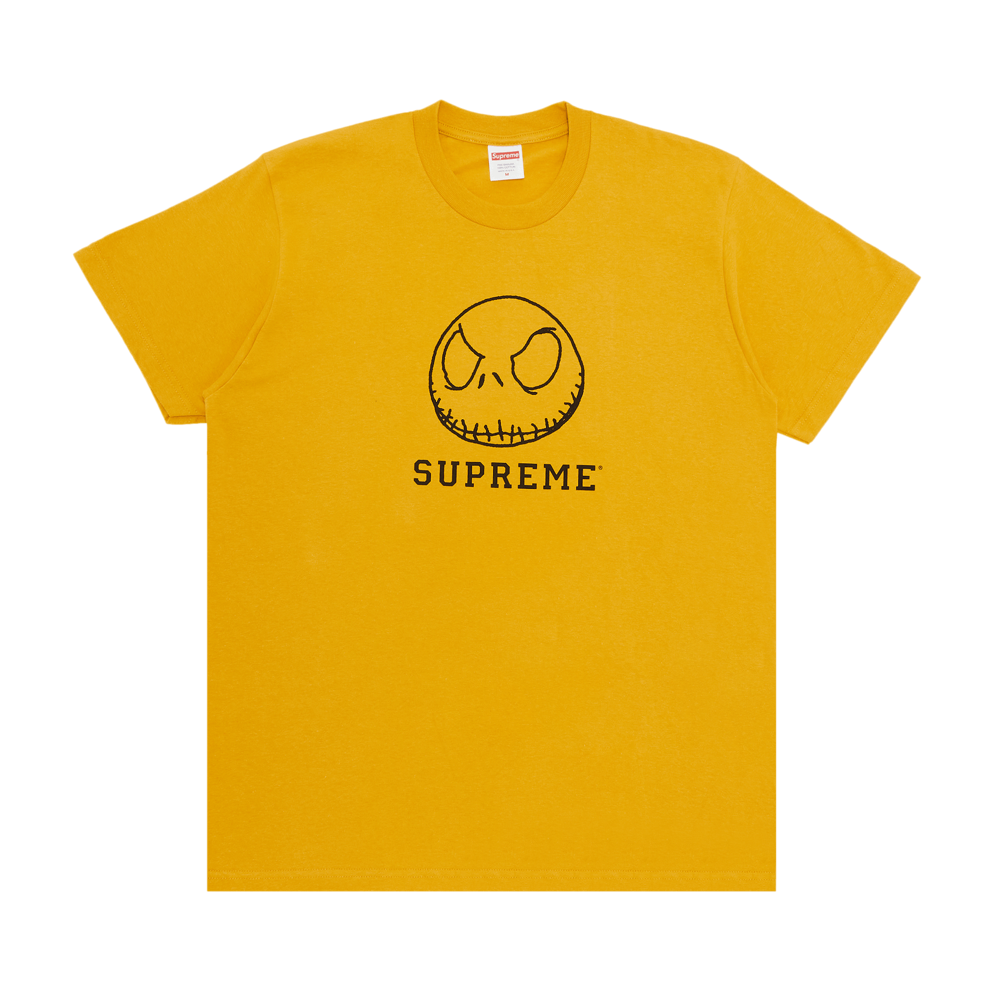 Supreme Skeleton Tee 'Mustard'
