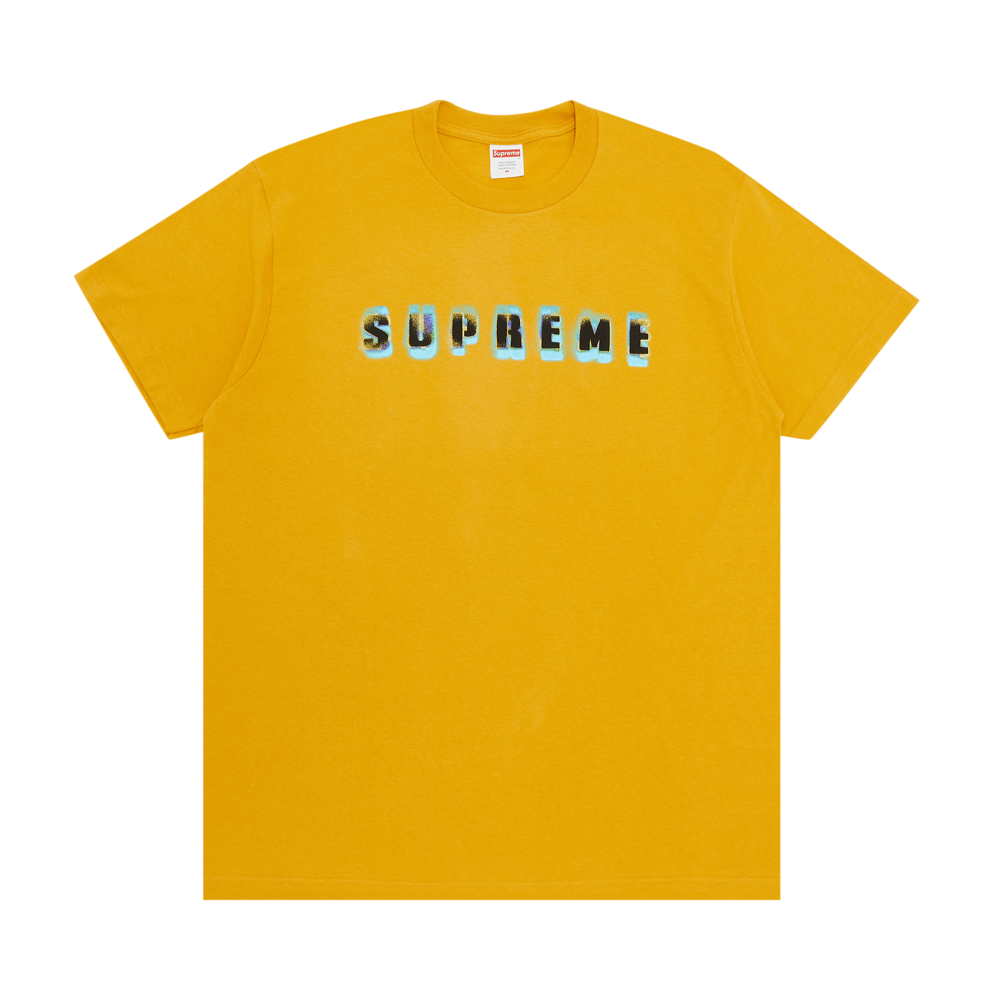 Supreme Stencil Tee 'Mustard'