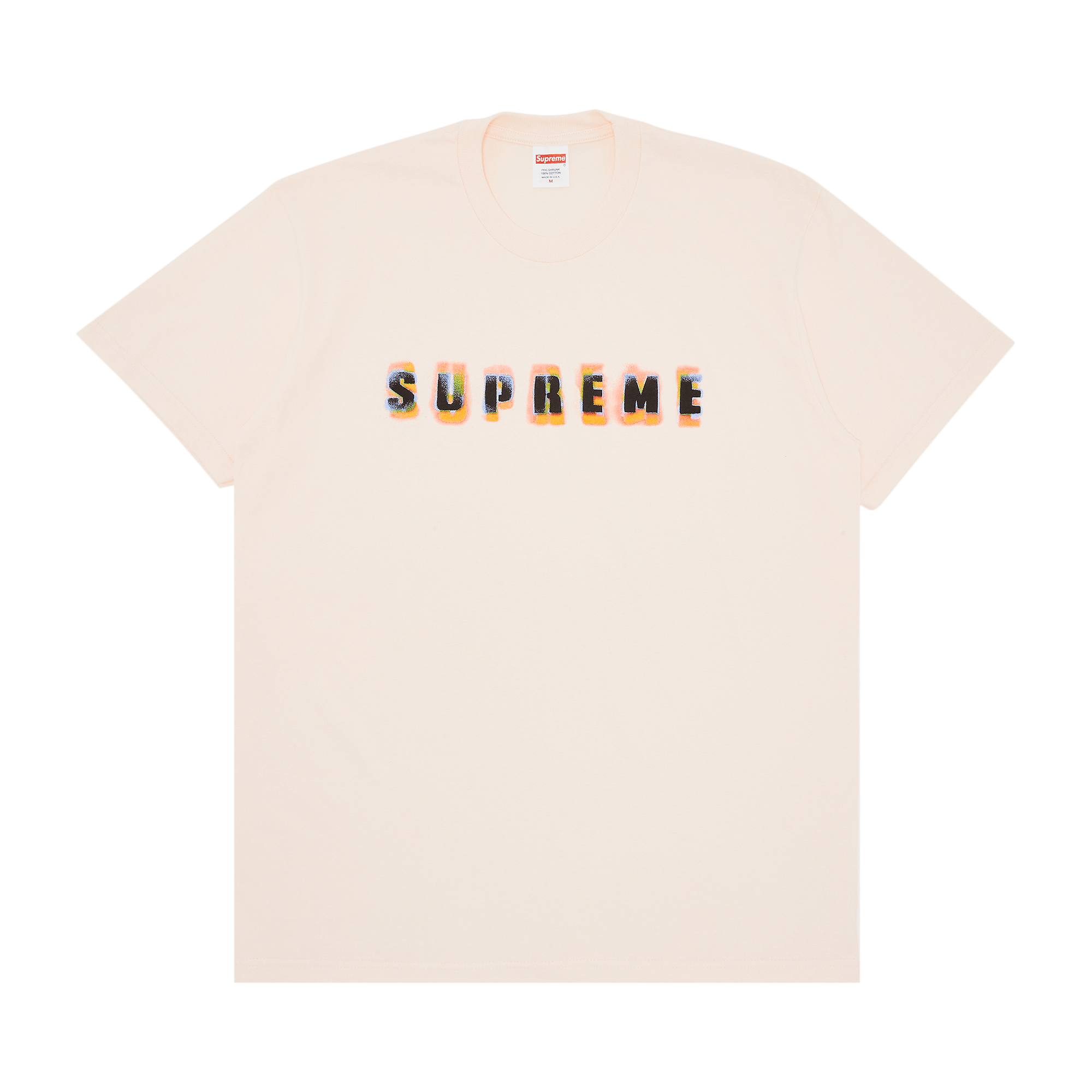 Supreme Stencil Tee 'Pale Pink'