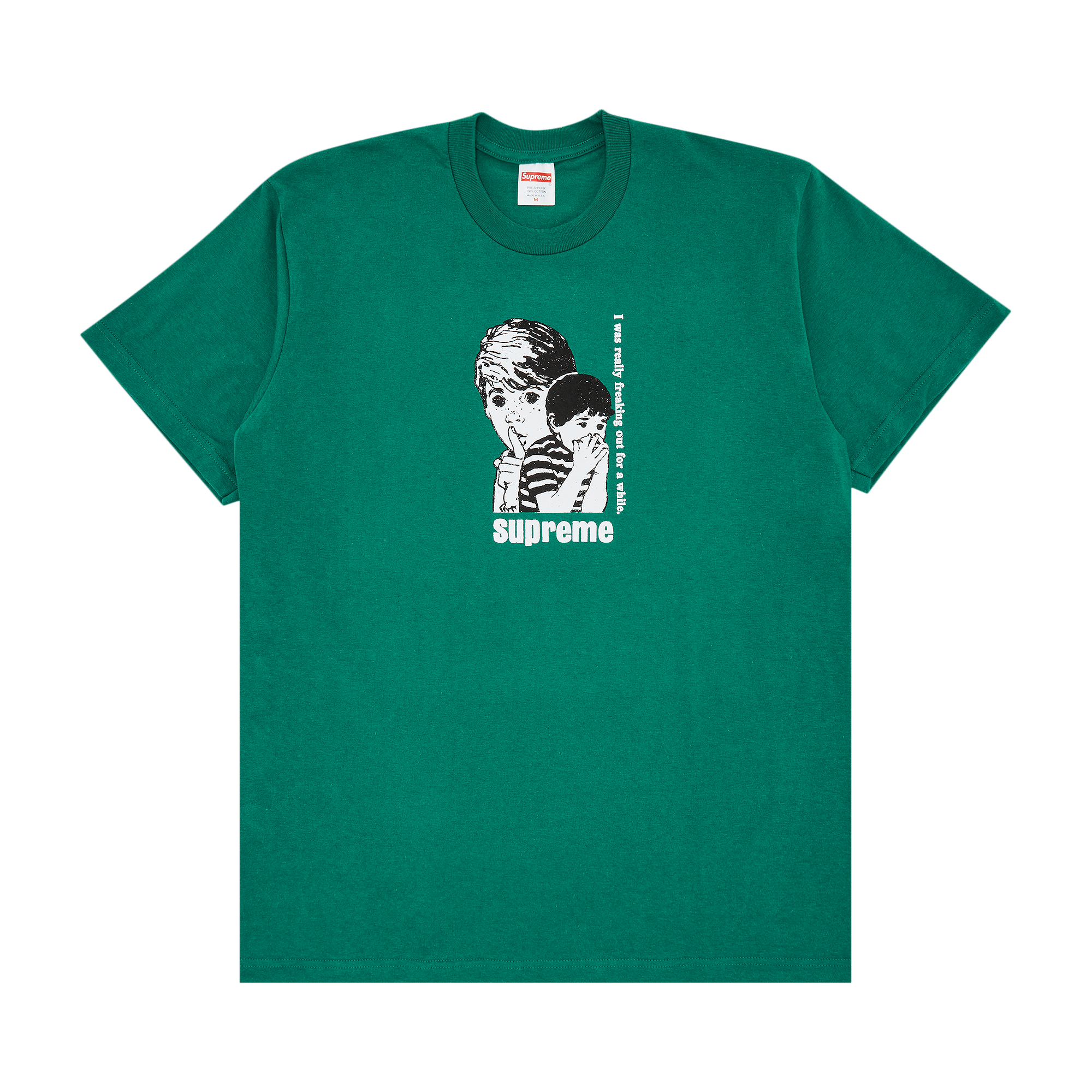 Supreme Freaking Out Tee 'Light Pine'