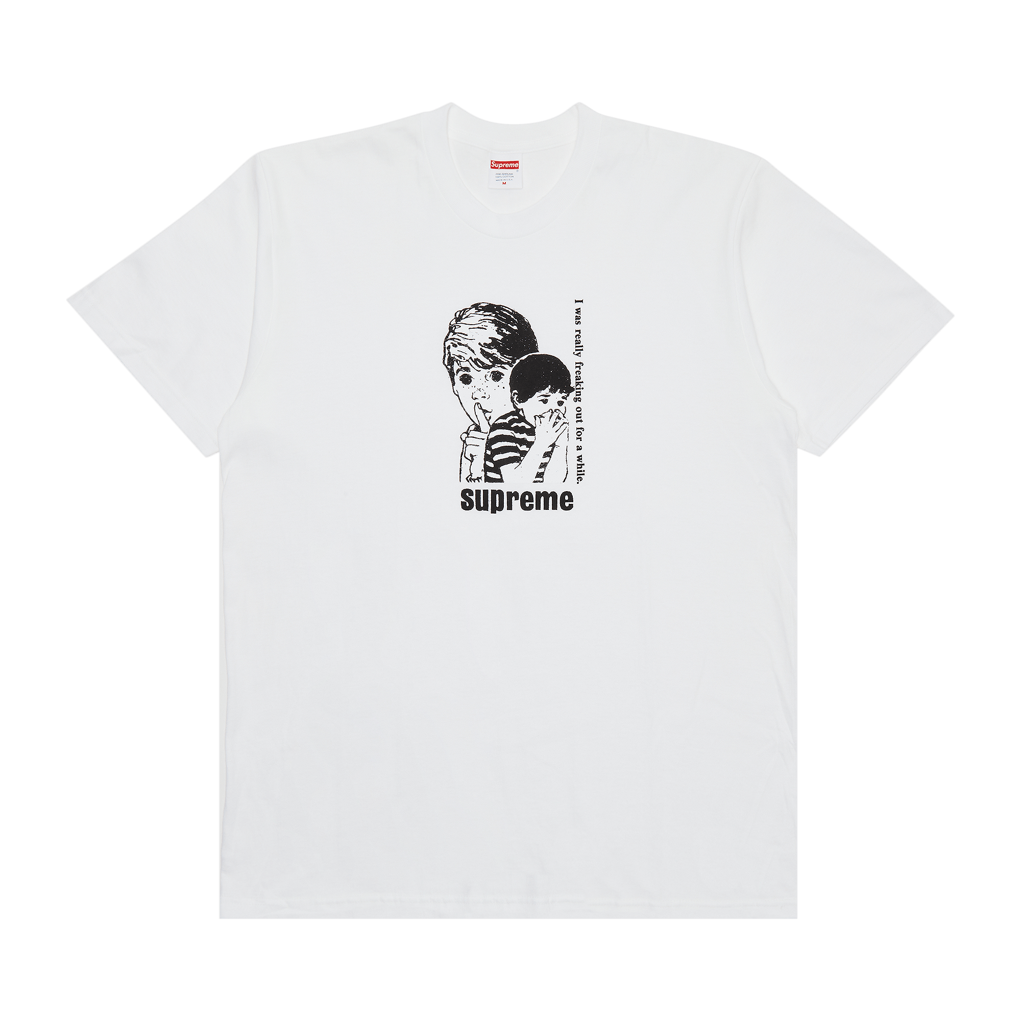 Supreme Freaking Out Tee 'White'