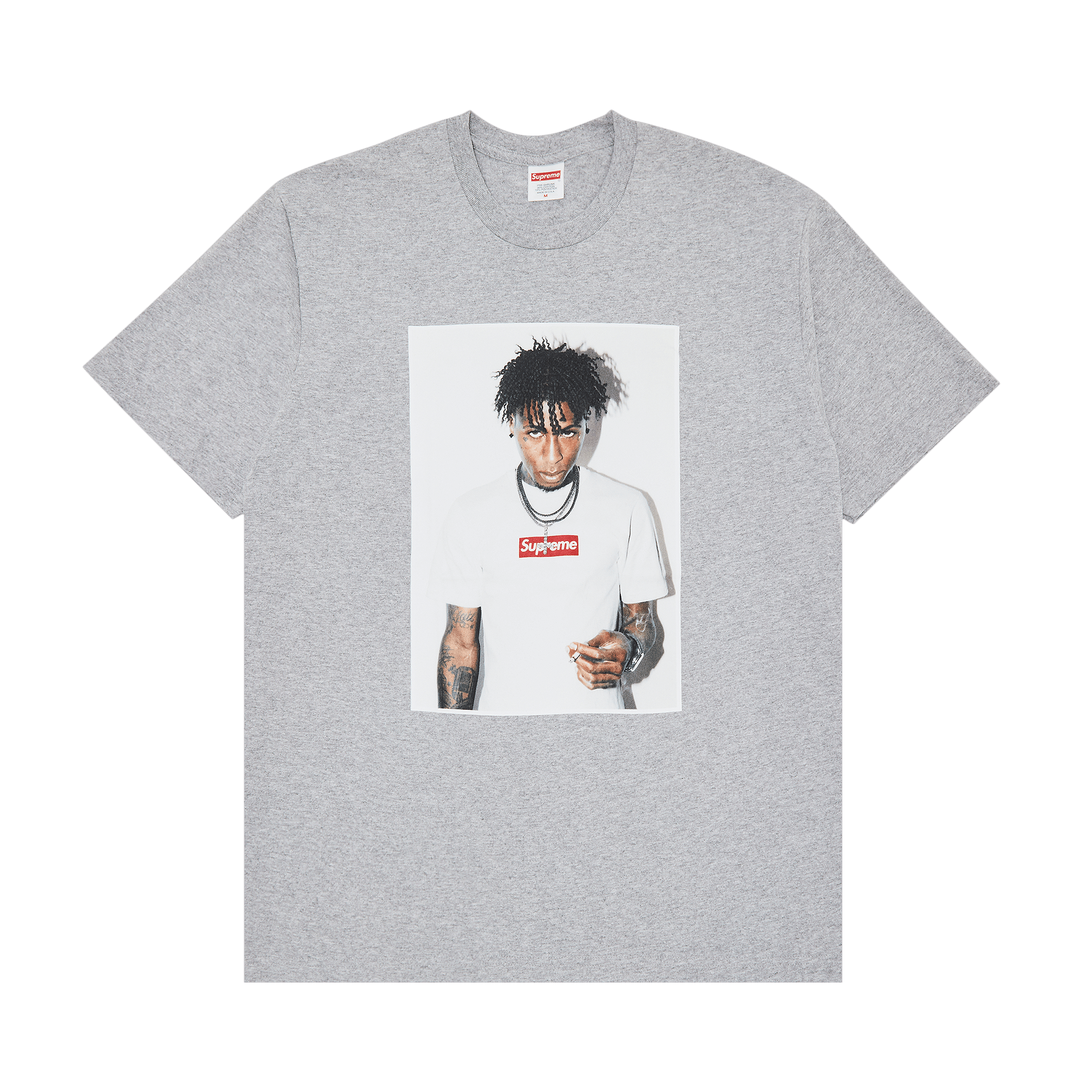 Supreme NBA Youngboy Tee 'Heather Grey'