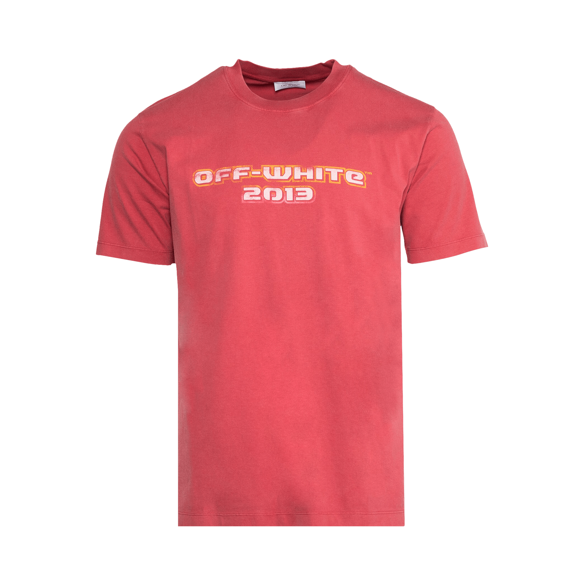 Off-White Digit Bacchus Slim Short-Sleeve Tee 'Rio Red/Multicolor'