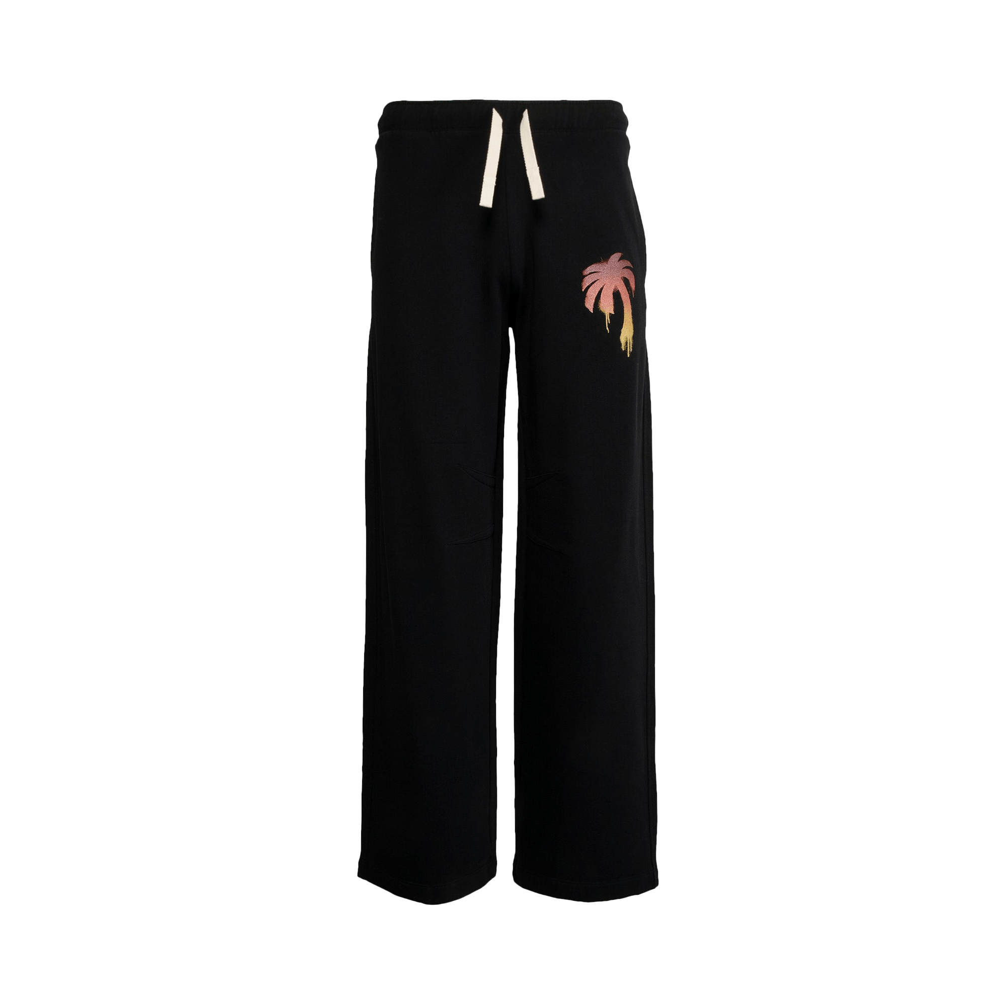 Palm Angels I Love PA Loose Sweatpants 'Black/Red'
