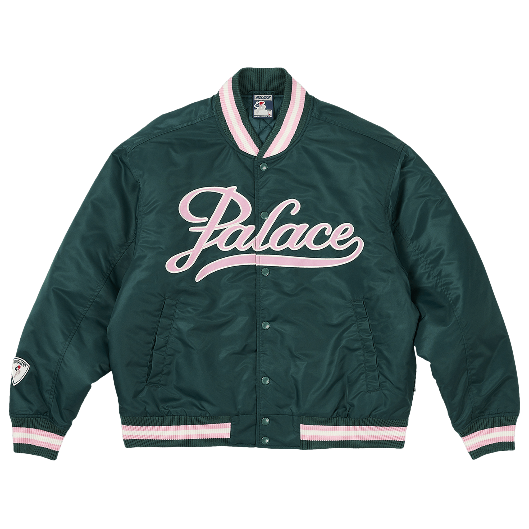 Palace Satin The Arena Jacket 'Green'