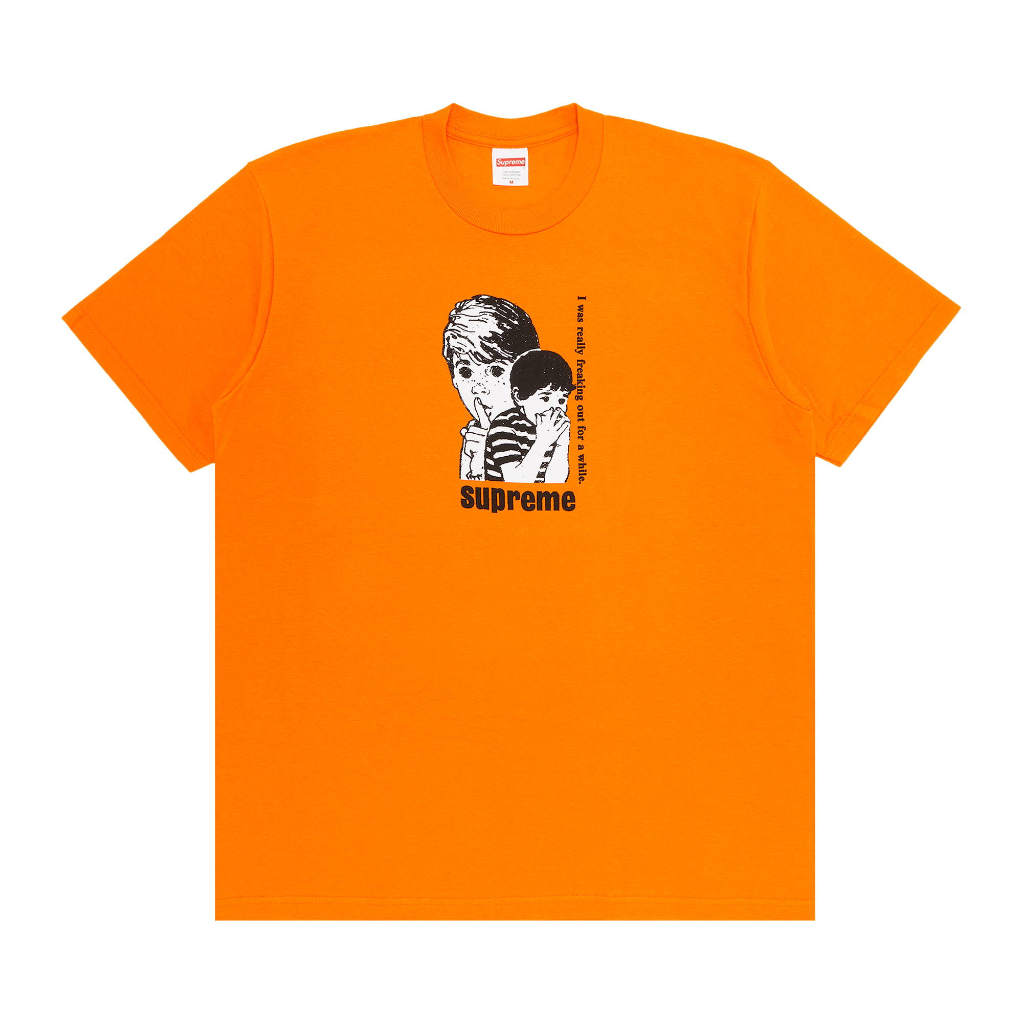 Supreme Freaking Out Tee 'Orange'
