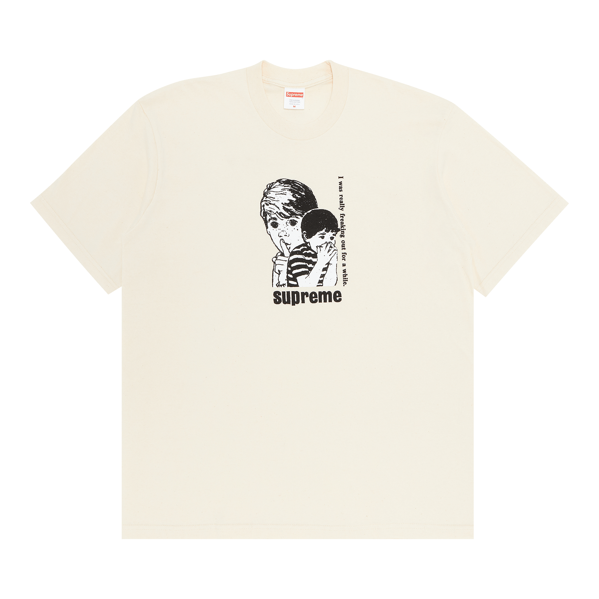 Supreme Freaking Out Tee 'Natural'