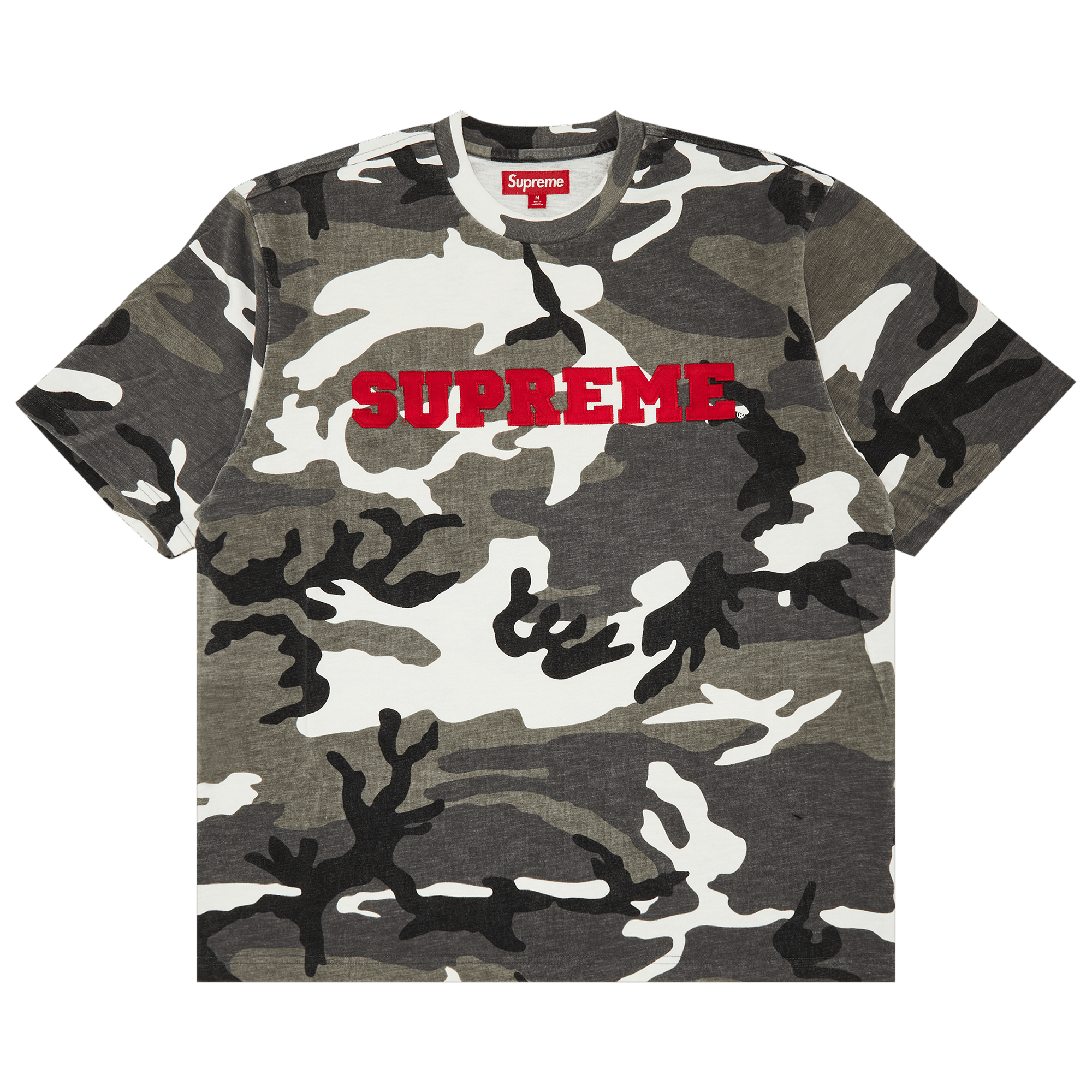 Supreme Collegiate Short-Sleeve Top 'Snow Camo'