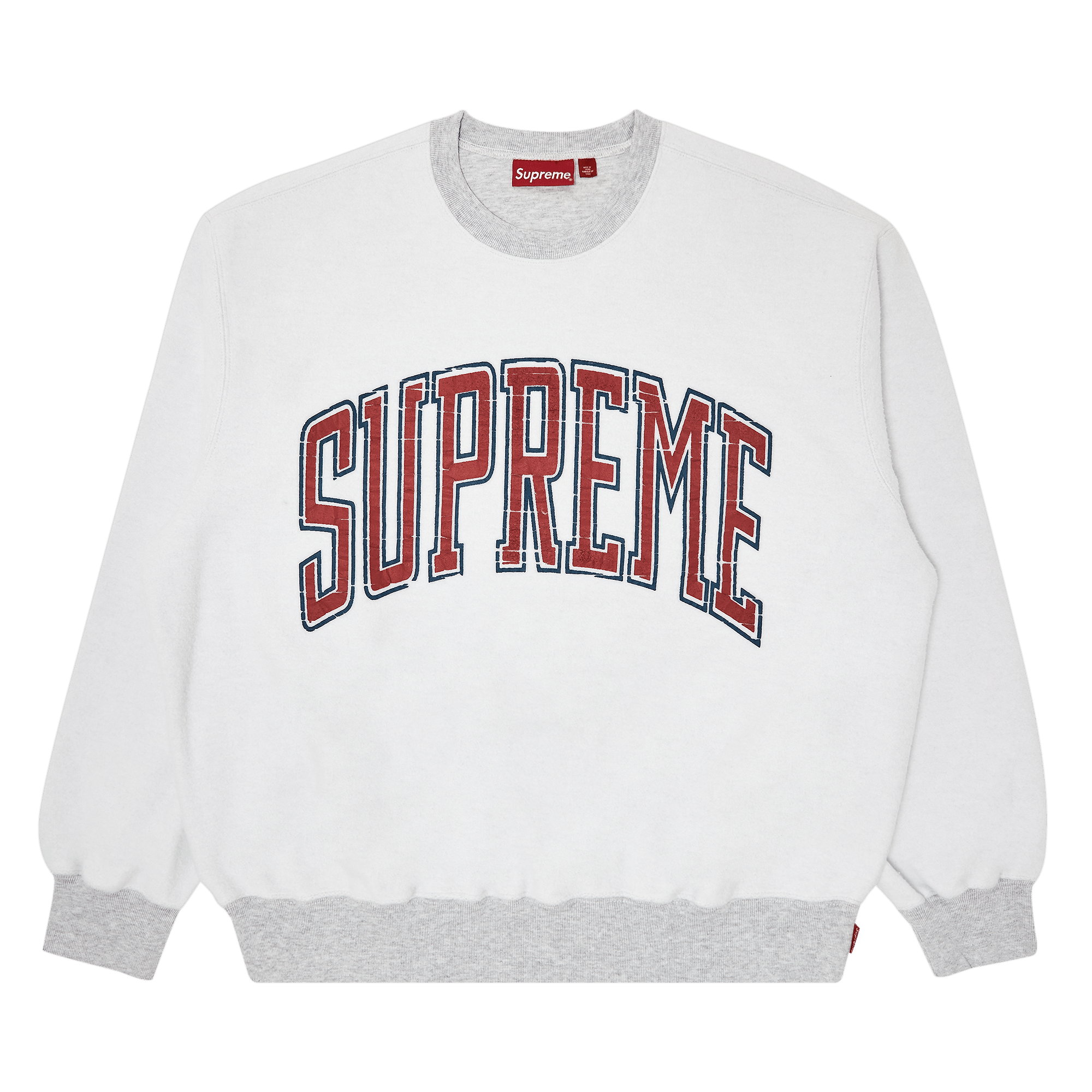 Supreme Inside Out Crewneck 'Ash Grey'