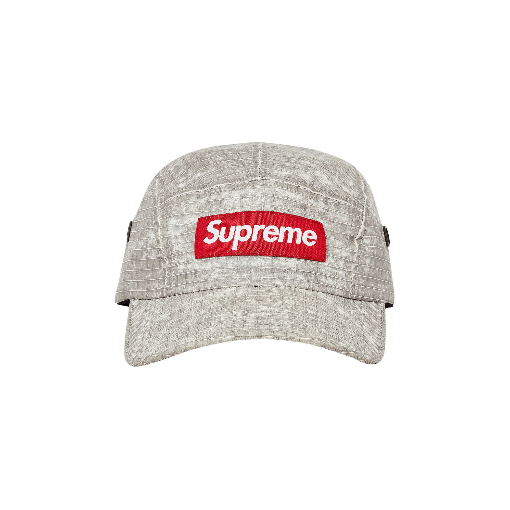 Supreme Distressed Ripstop Camp Cap 'Stone'