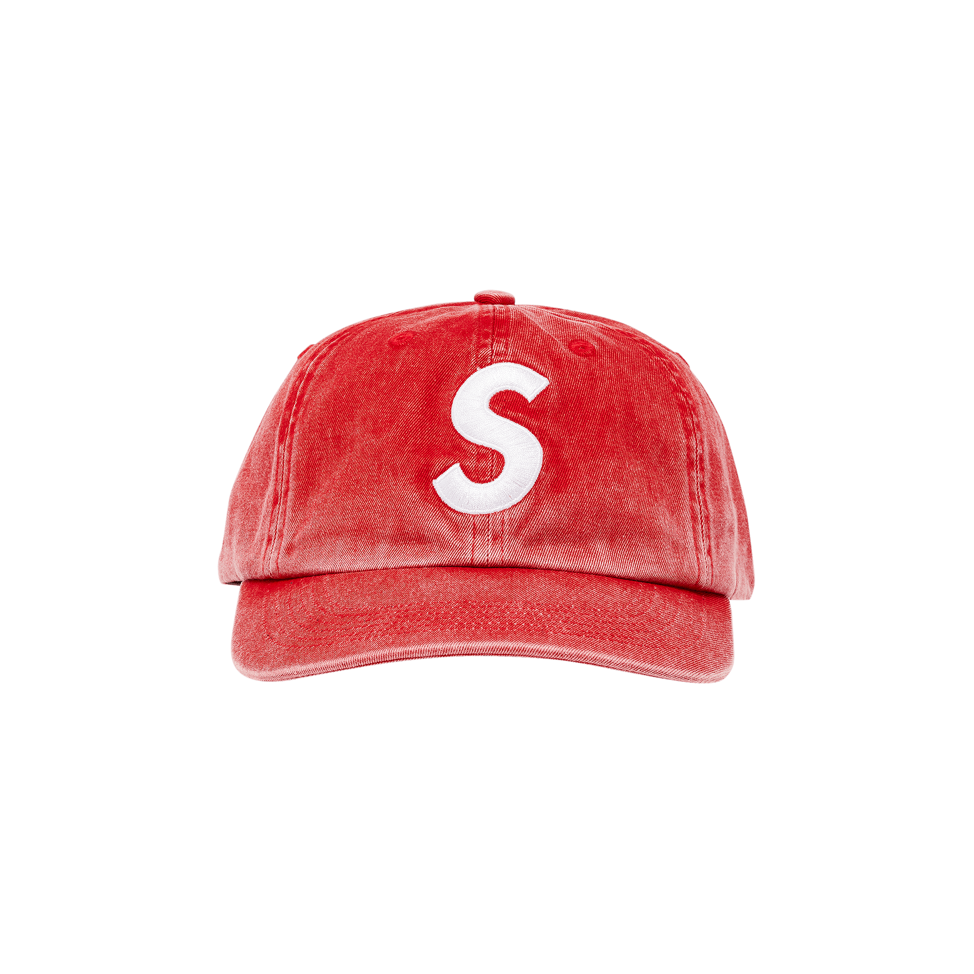 Supreme Pigment Print S Logo 6-Panel 'Red'