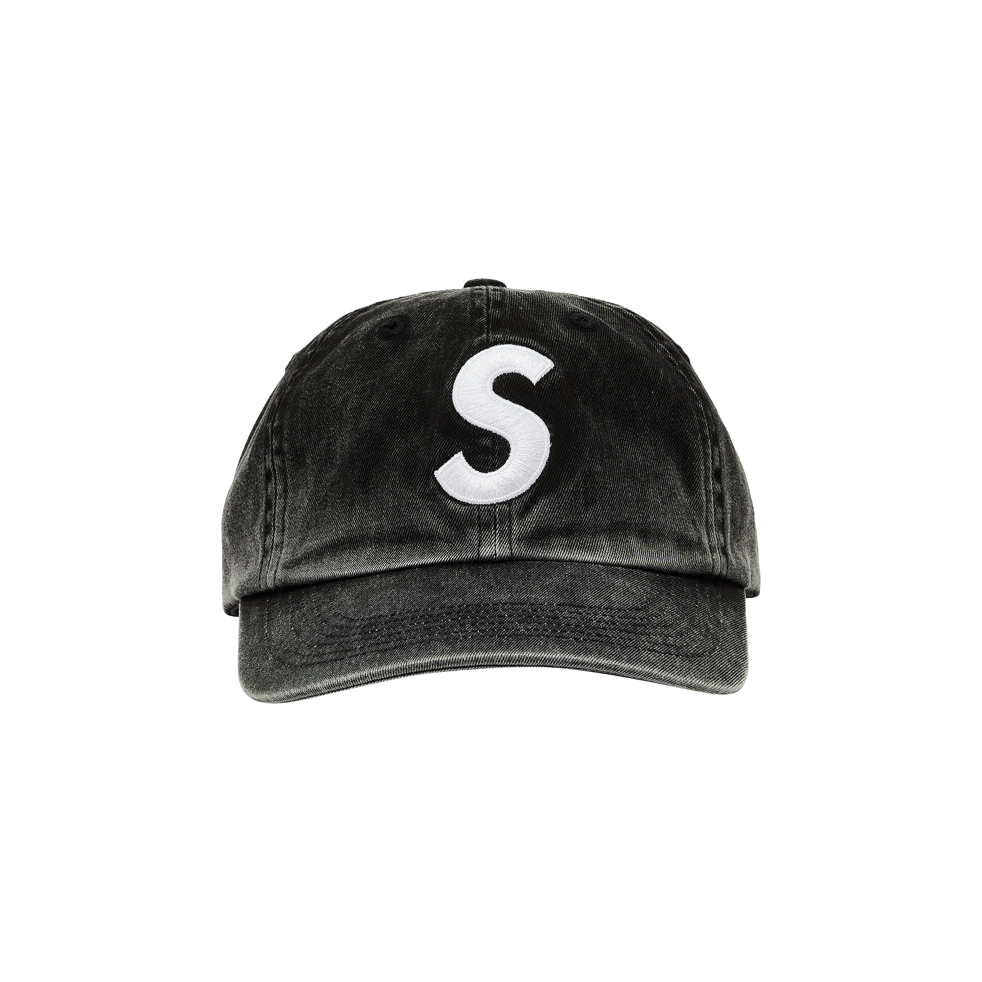 Supreme Pigment Print S Logo 6-Panel 'Black'