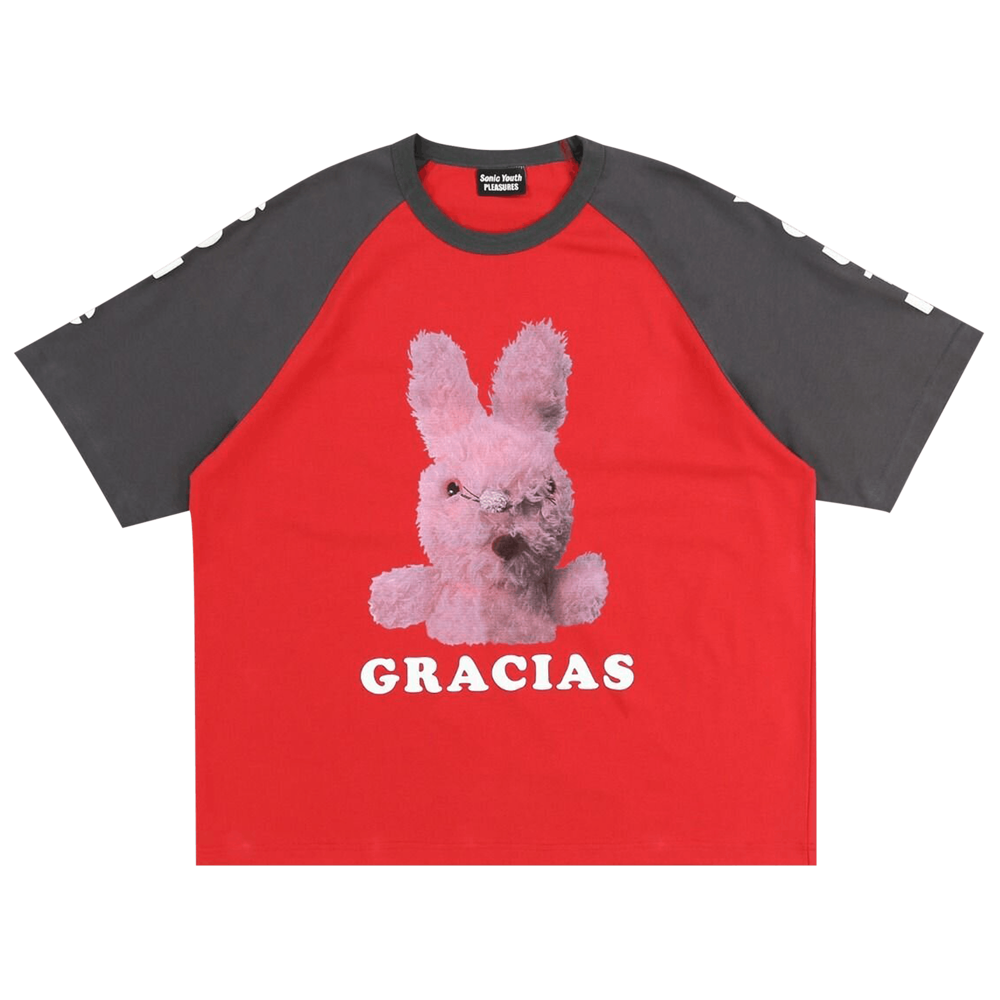 Pleasures Gracias Raglan T-Shirt 'Red'