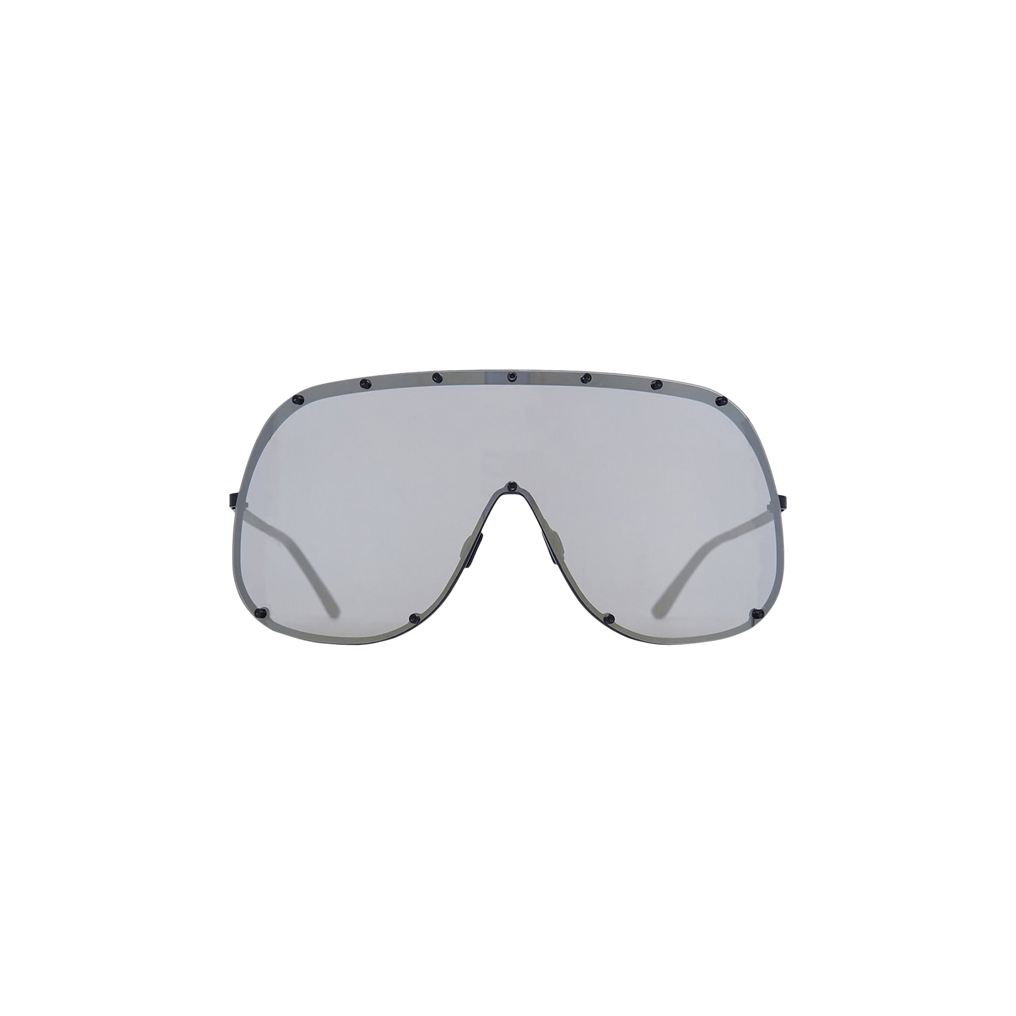 Rick Owens Shield Sunglasses 'Black Temple'