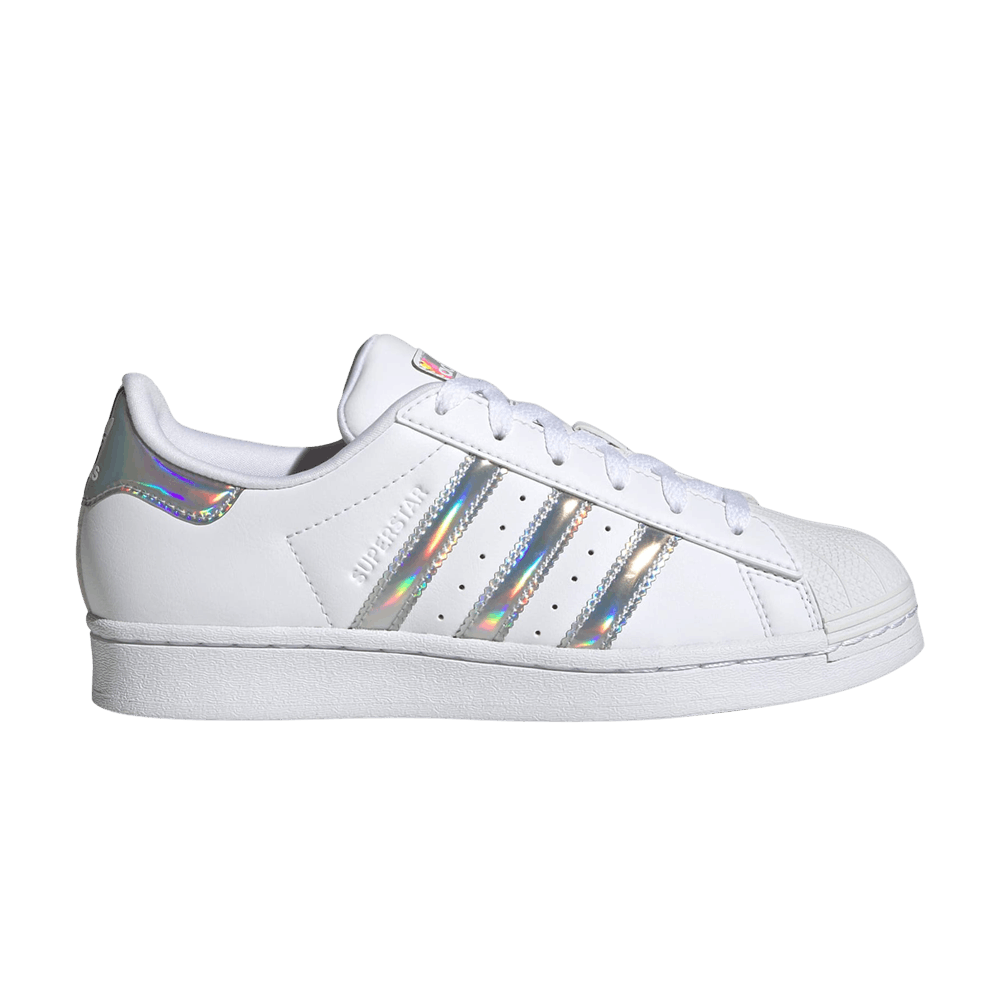 Adidas Superstar Big Kid 'White Iridescent'