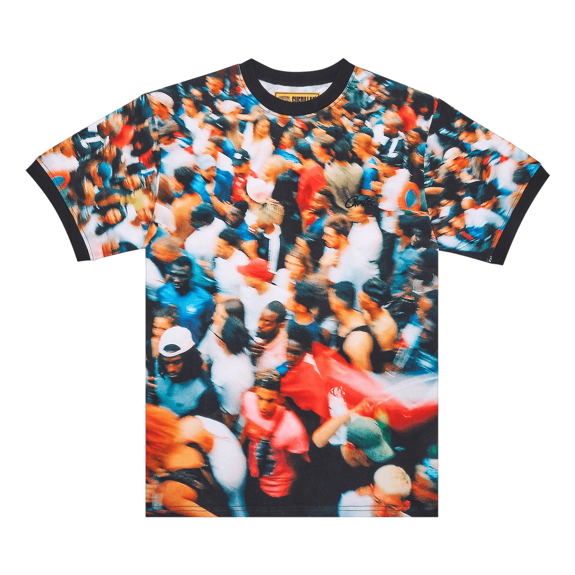 Corteiz World Cup Chaos Ribbed T-Shirt 'Multicolor'