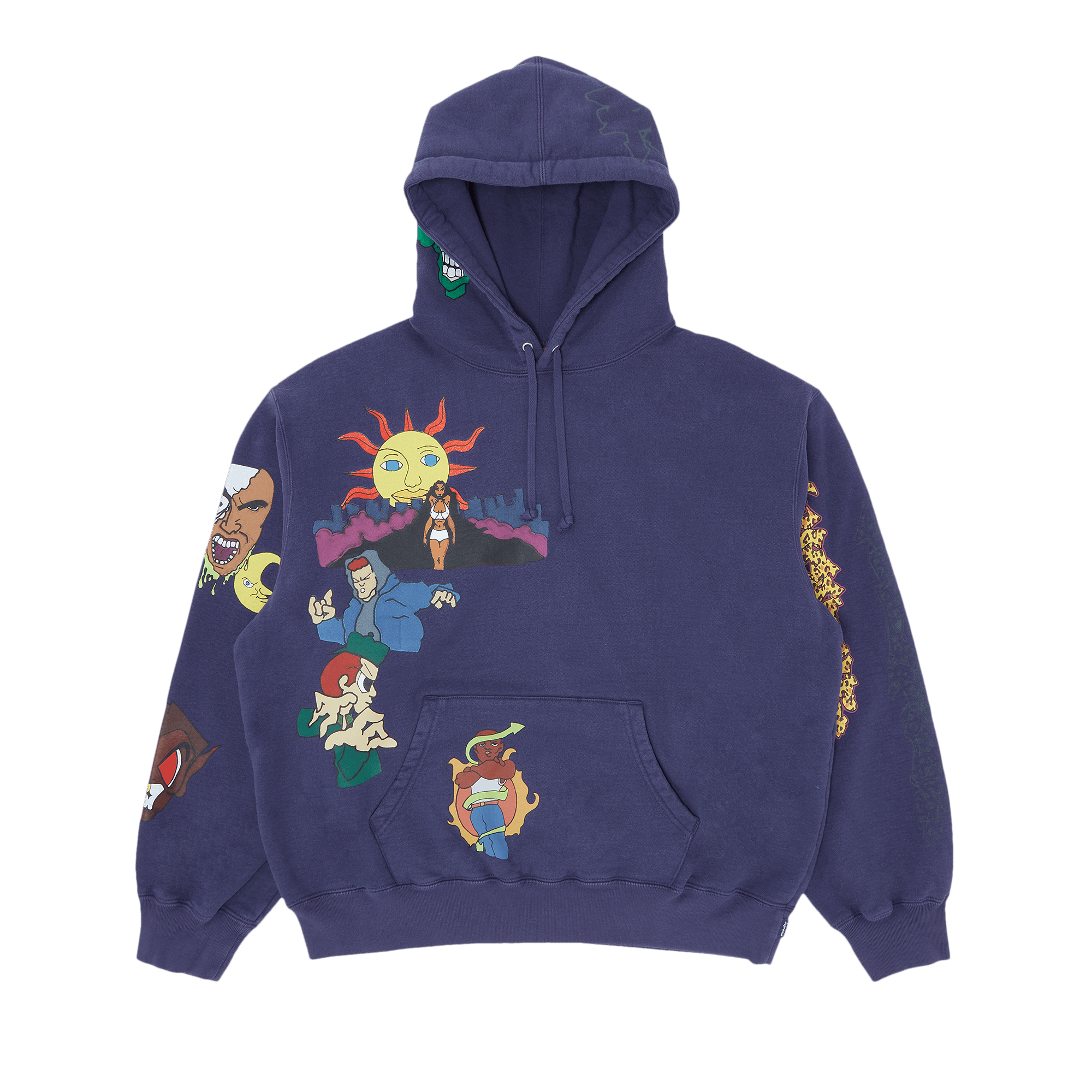 Supreme Sunrise Hooded Sweatshirt 'Washed Navy'