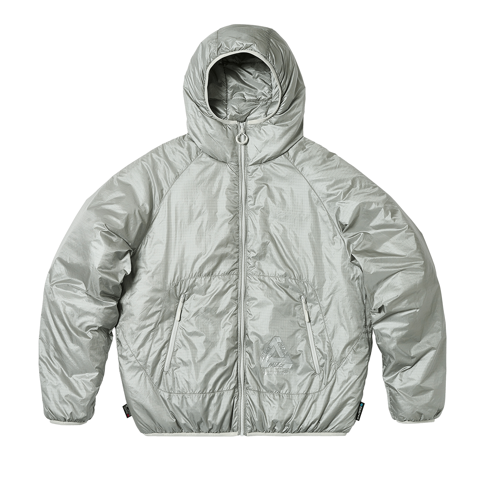 Palace Pertex Quilted Jacket 'Grey'
