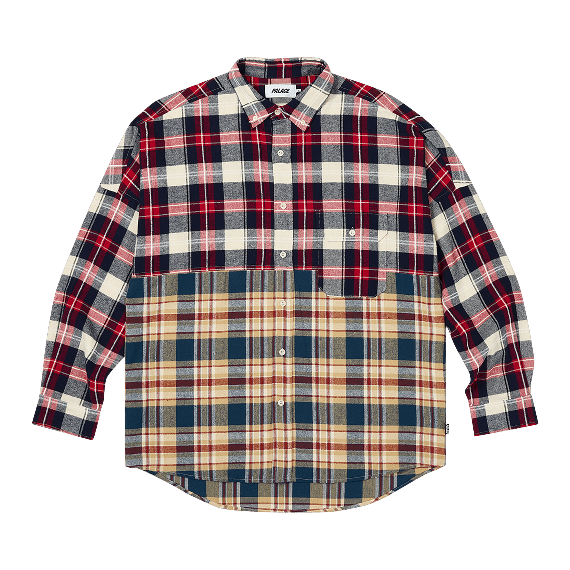 Palace Checkmate Drop Shoulder Shirt 'Red'