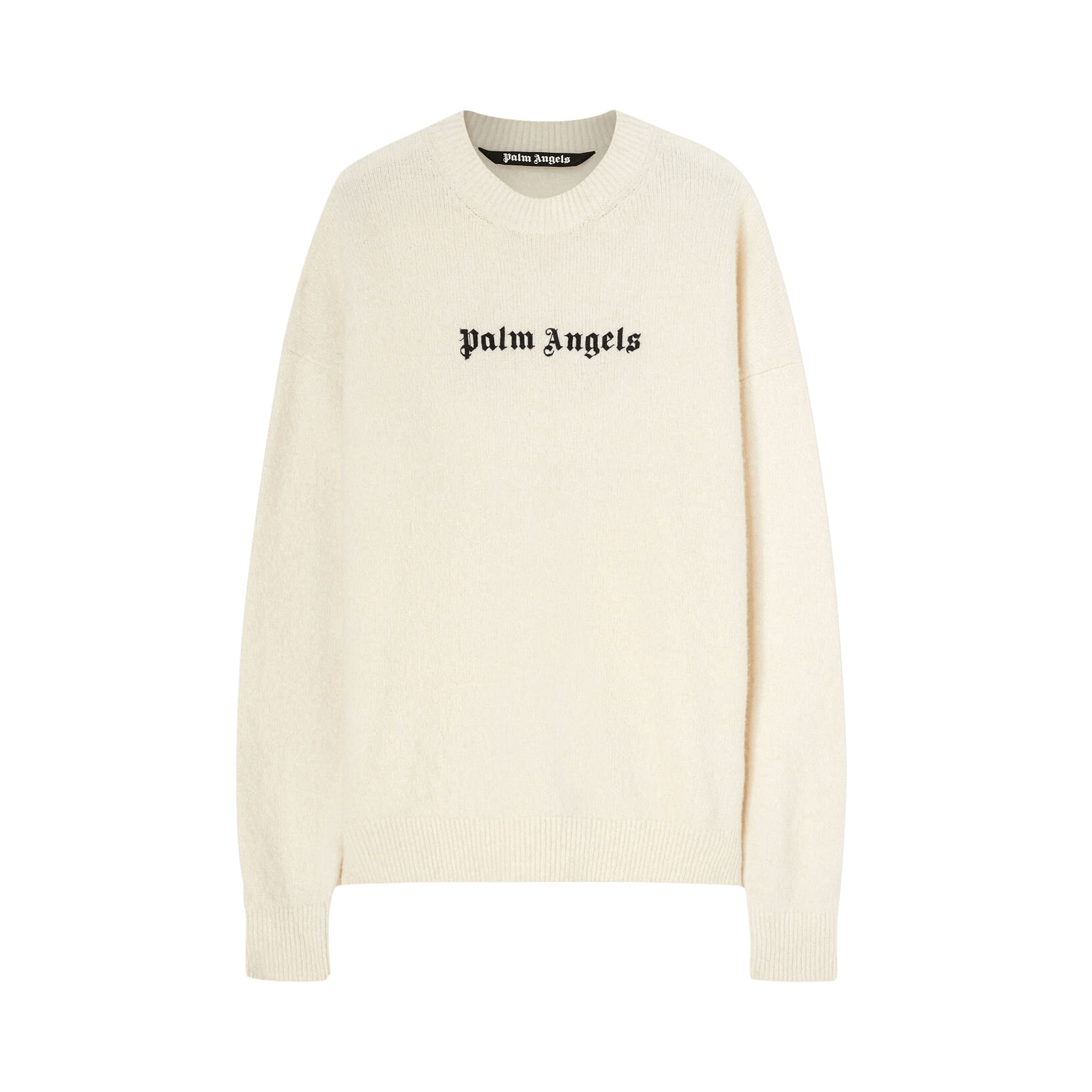 Palm Angels Classic Logo Sweater 'White/Black'