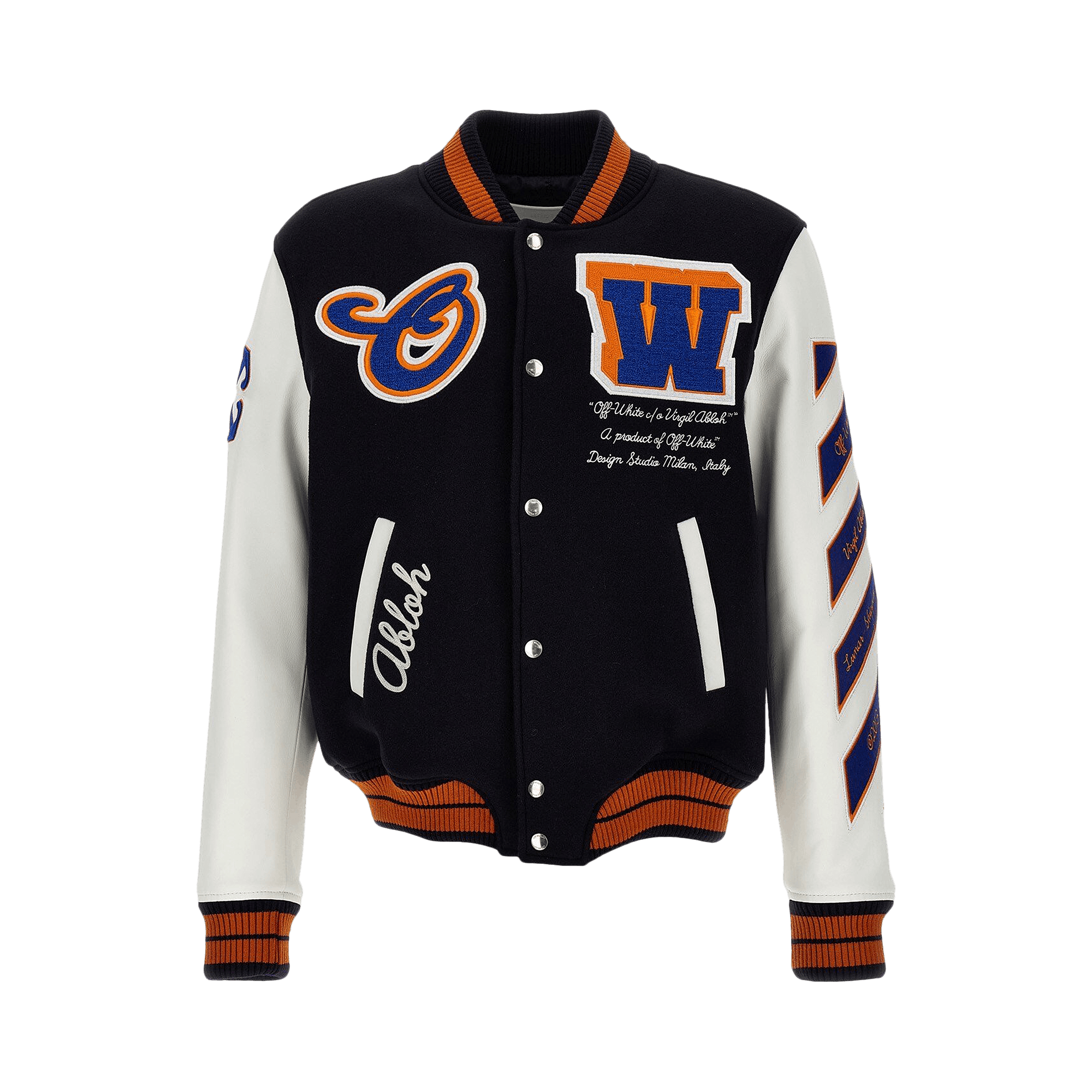 Off-White Hold The Moon Varsity Jacket 'Sierra Leone'