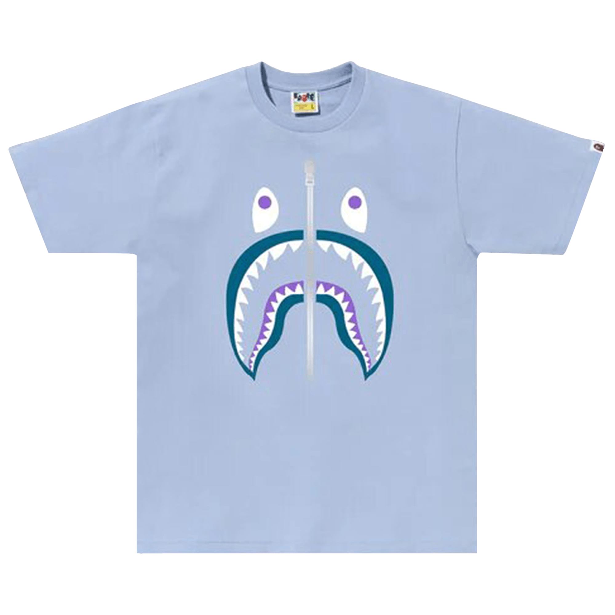 BAPE Colors Shark Tee 'Sax'