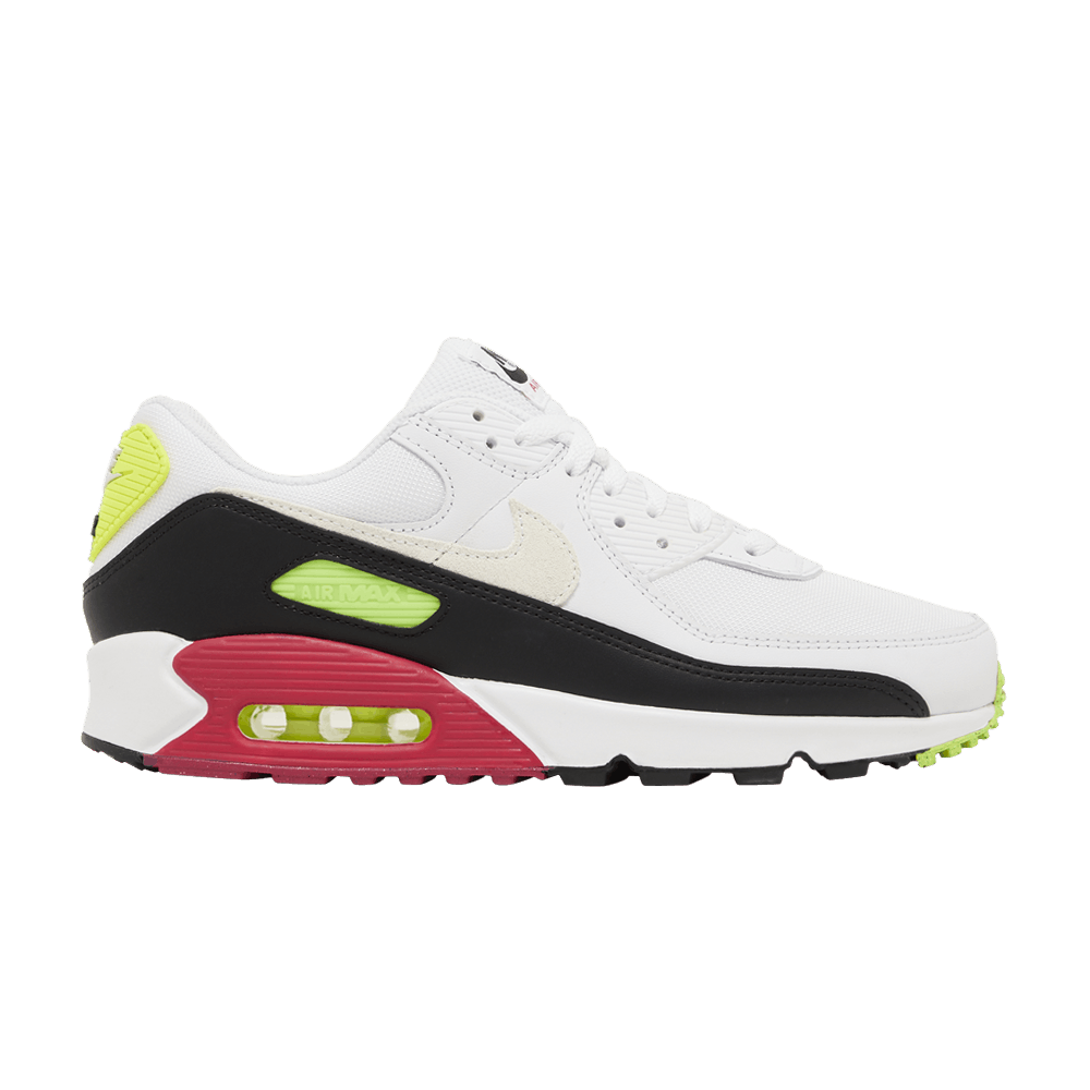Nike Air Max 90 'White Volt Rush Pink'