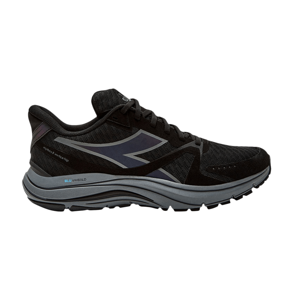 Diadora Mythos Blushield 8 Vortice Hip 'Black Light Steel Grey'