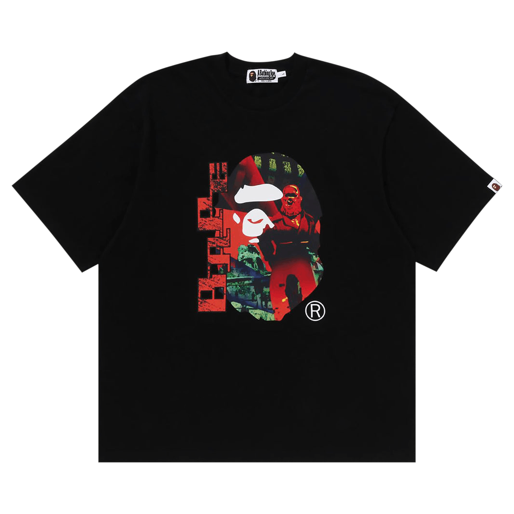 BAPE Head Graphic Tee 'Black'
