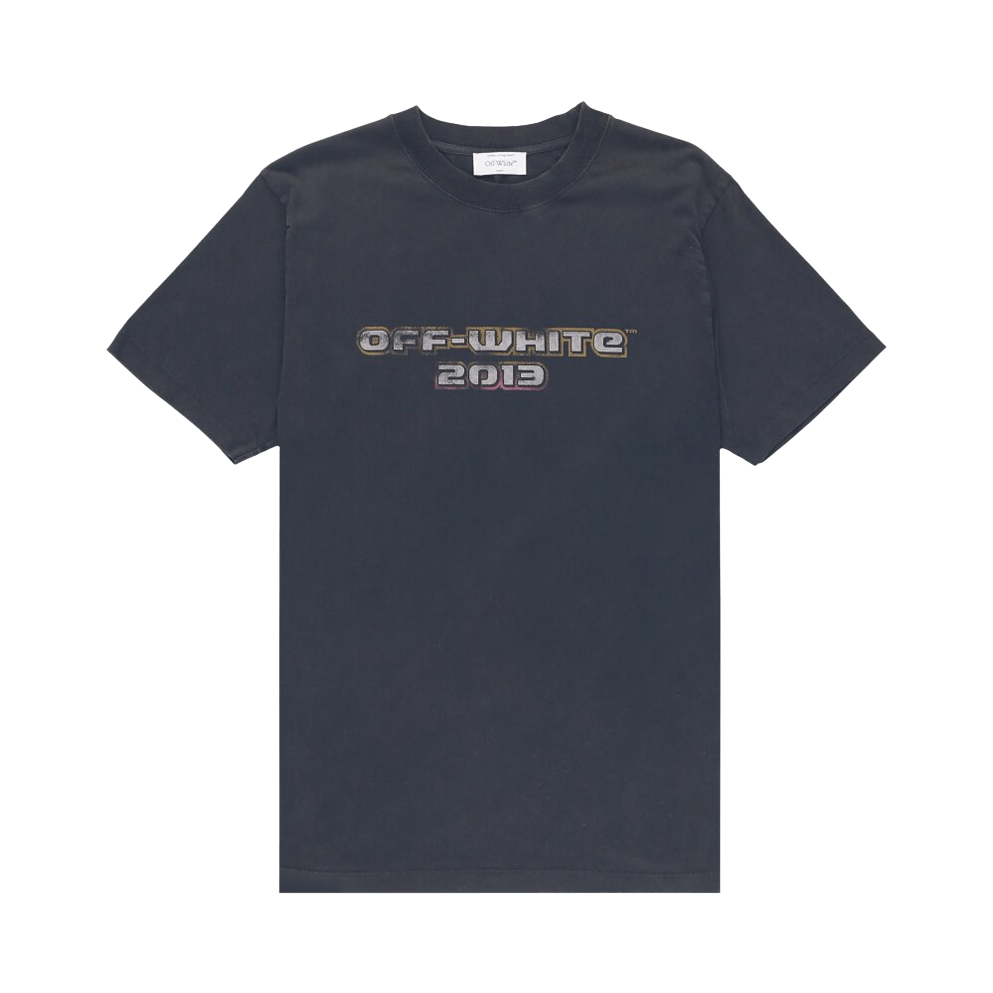 Off-White Digit Bacchus Slim Short-Sleeve Tee 'Black/Multicolor'
