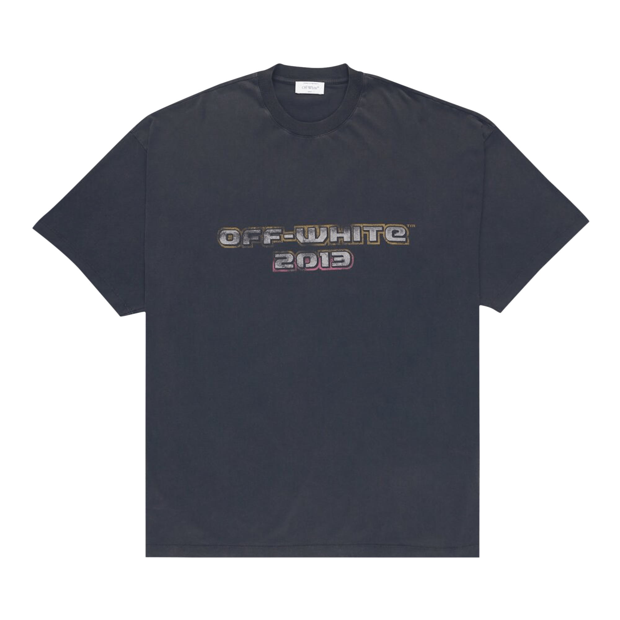 Off-White Digit Bacchus Over Short-Sleeve Tee 'Black/Multicolor'