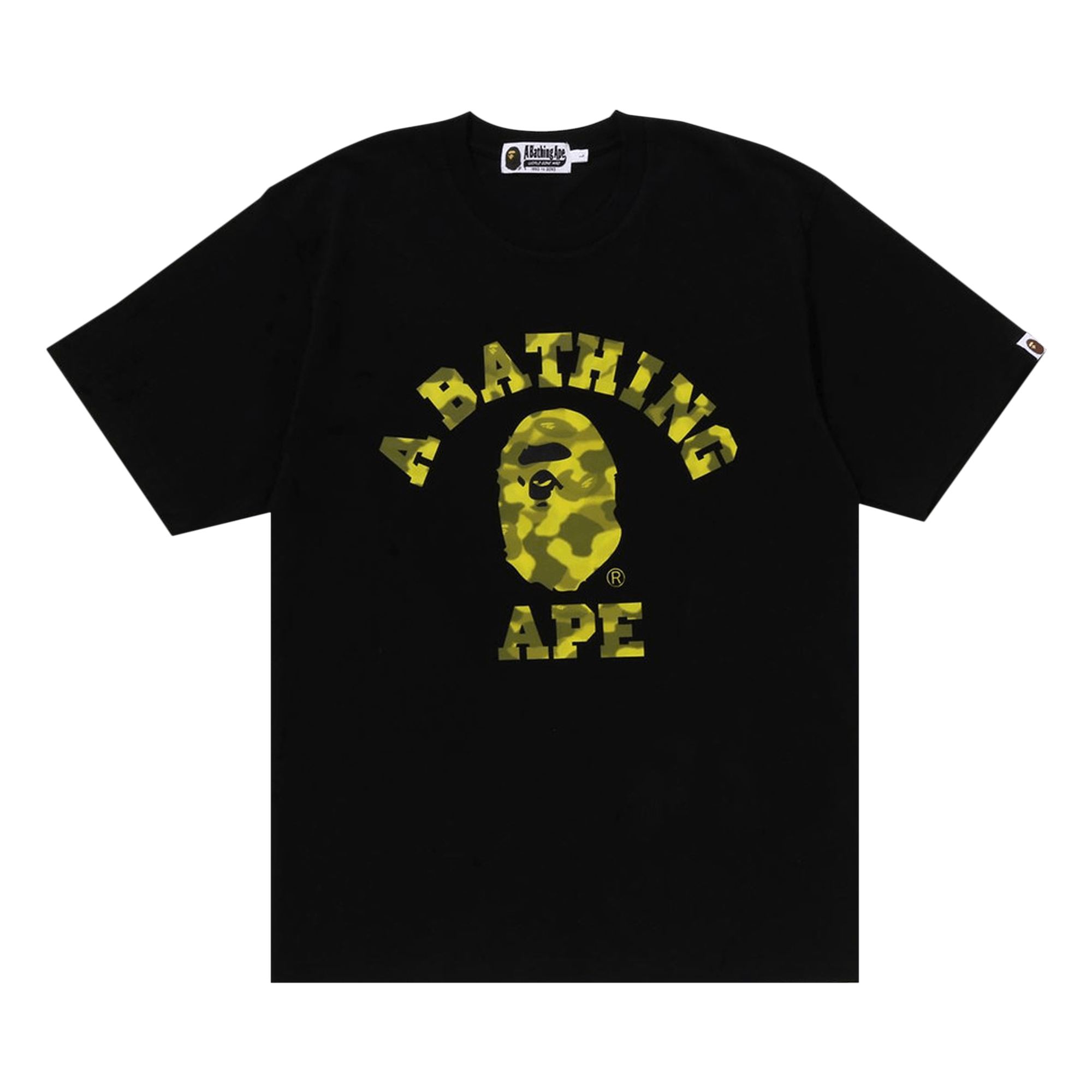 BAPE Radiation Camo College Tee 'Black'