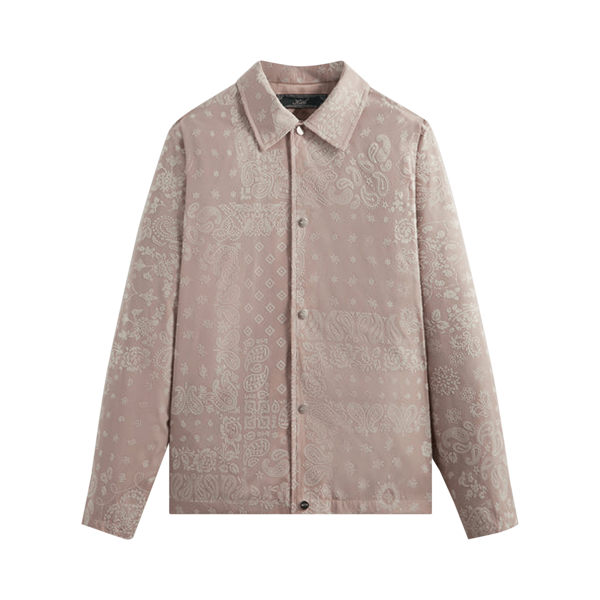 Kith Flocked Deconstructed Bandana Coaches Jacket 'Morganite'