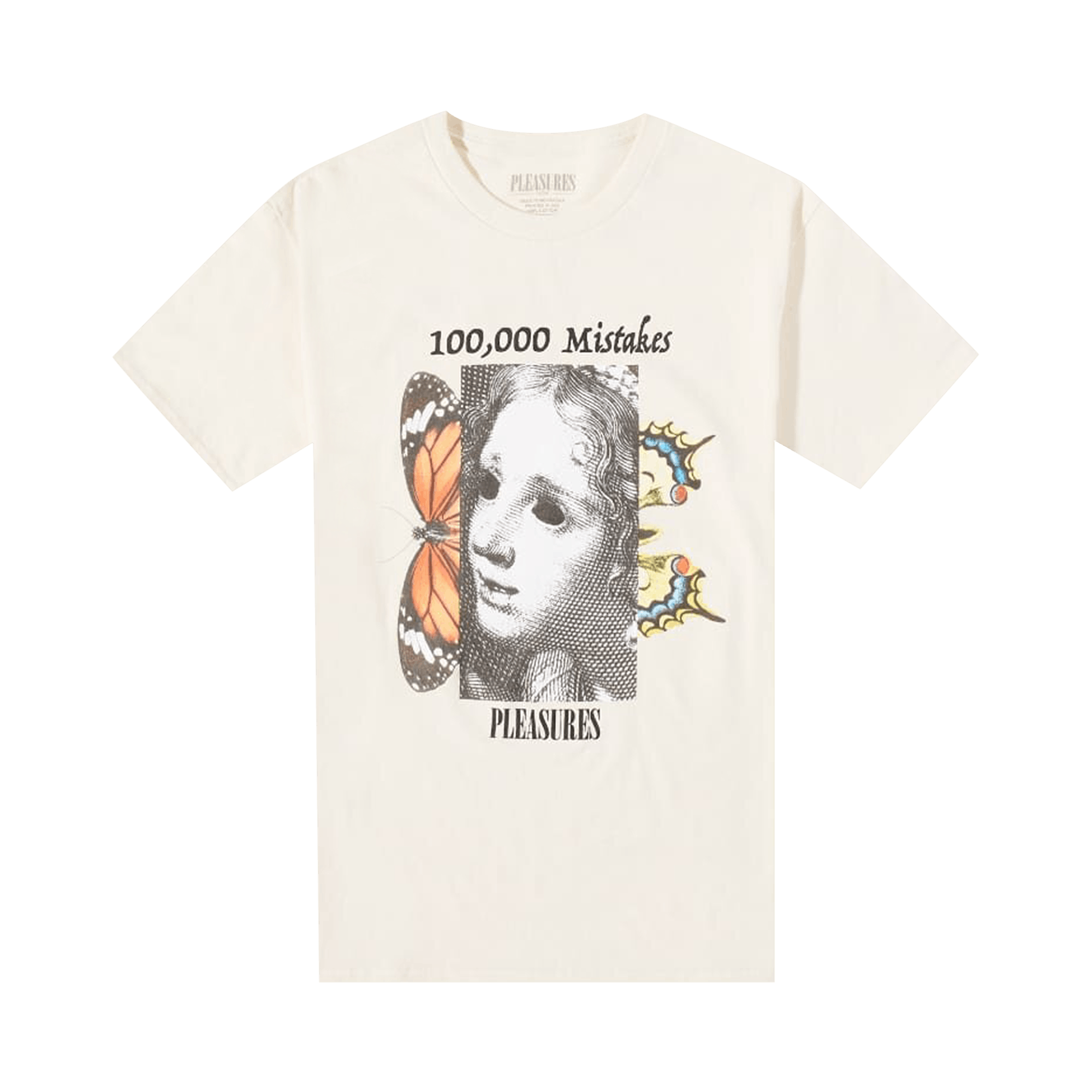 Pleasures Mistakes T-Shirt 'Natural'