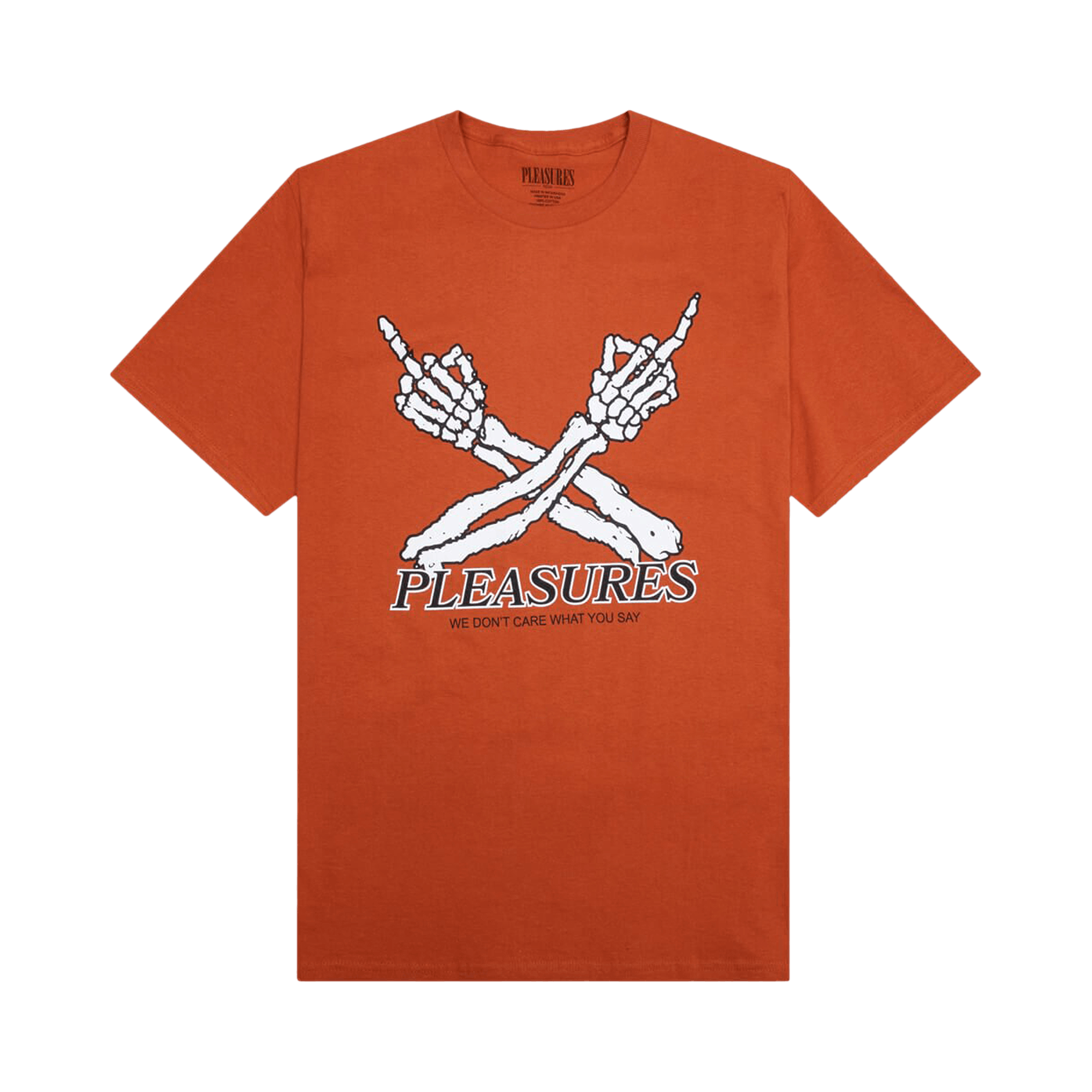 Pleasures Don't Care Tee 'Texas Orange'