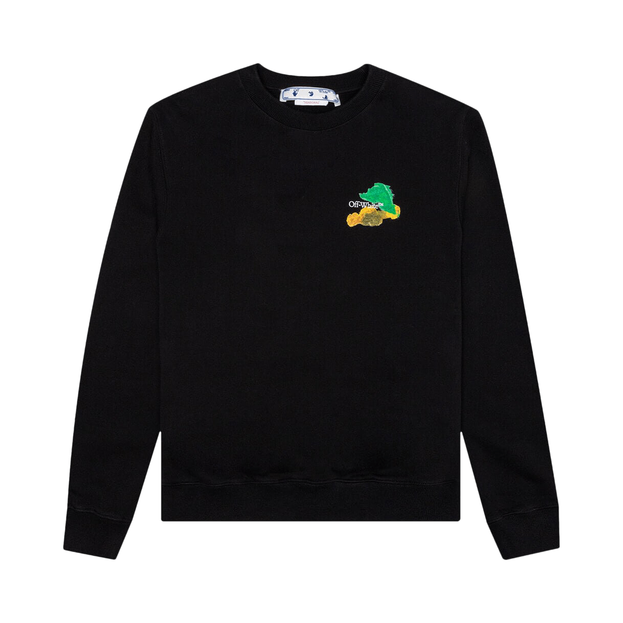 Off-White Brush Arrow Slim Crewneck 'Black/Multicolor'
