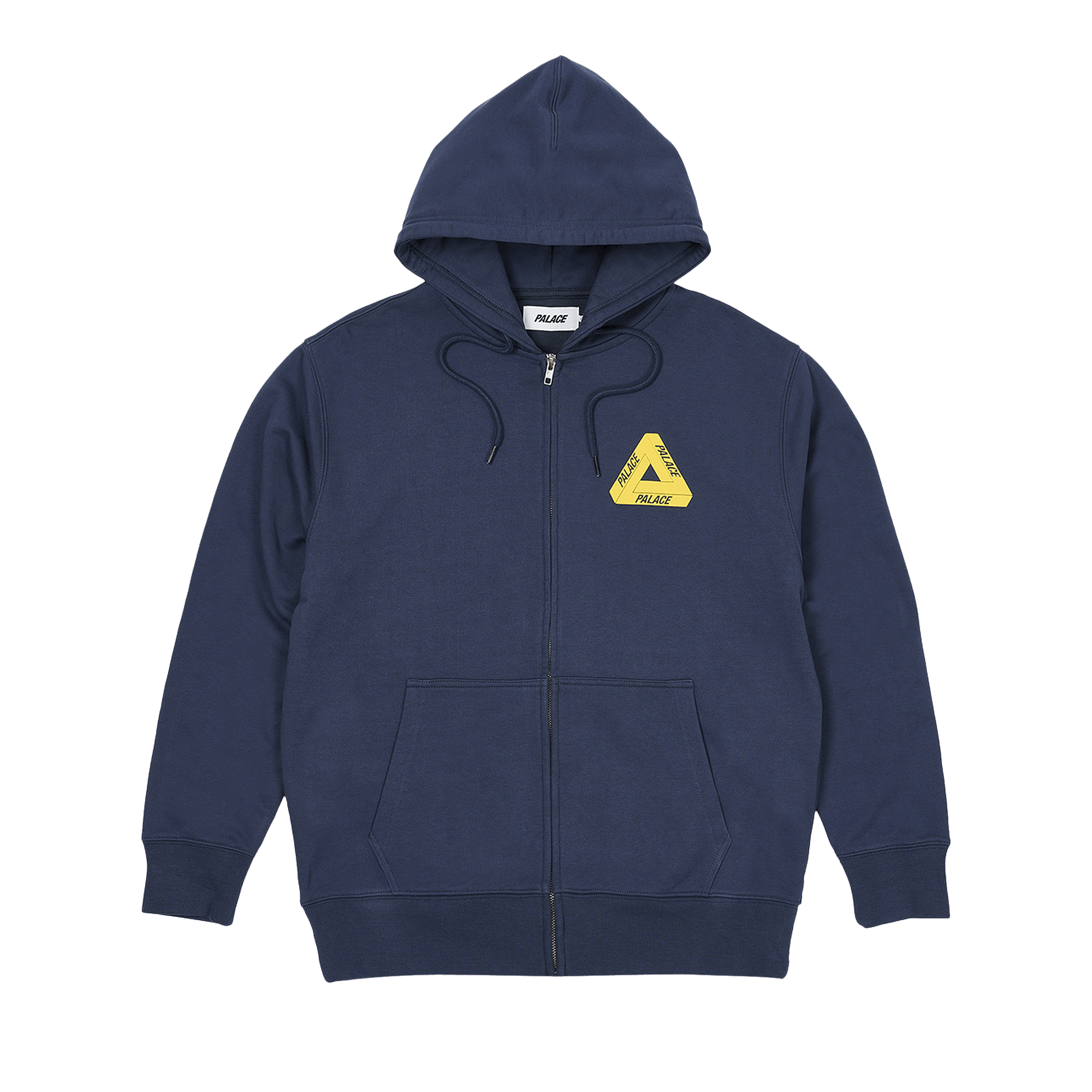 Palace Tri-Puff Print Zip Hood 'Navy'