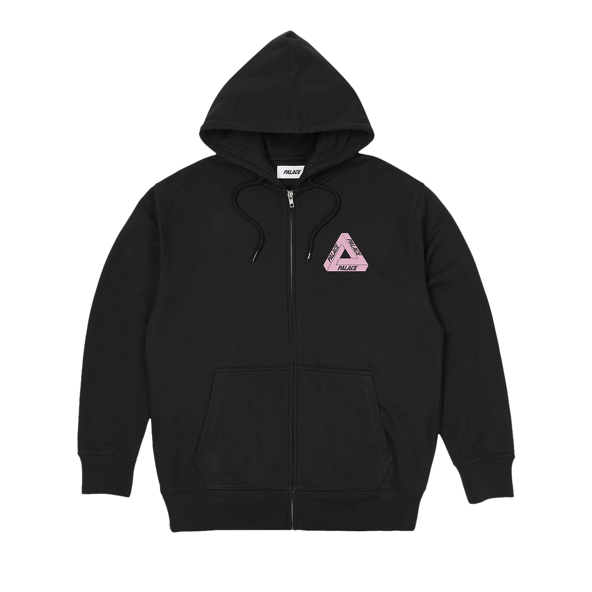 Palace Tri-Puff Print Zip Hood 'Black'