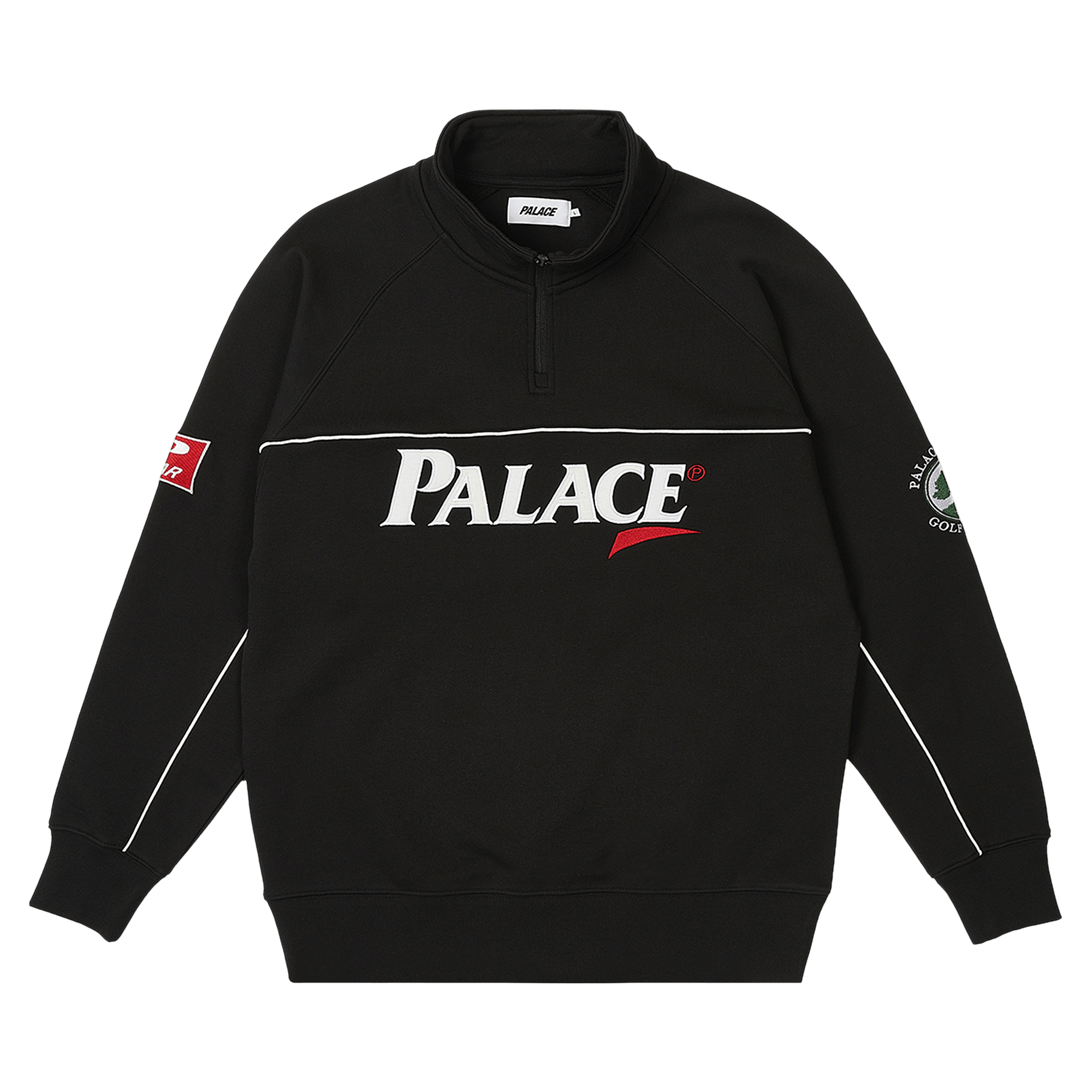 Palace Par 1/4 Zip Funnel 'Black'