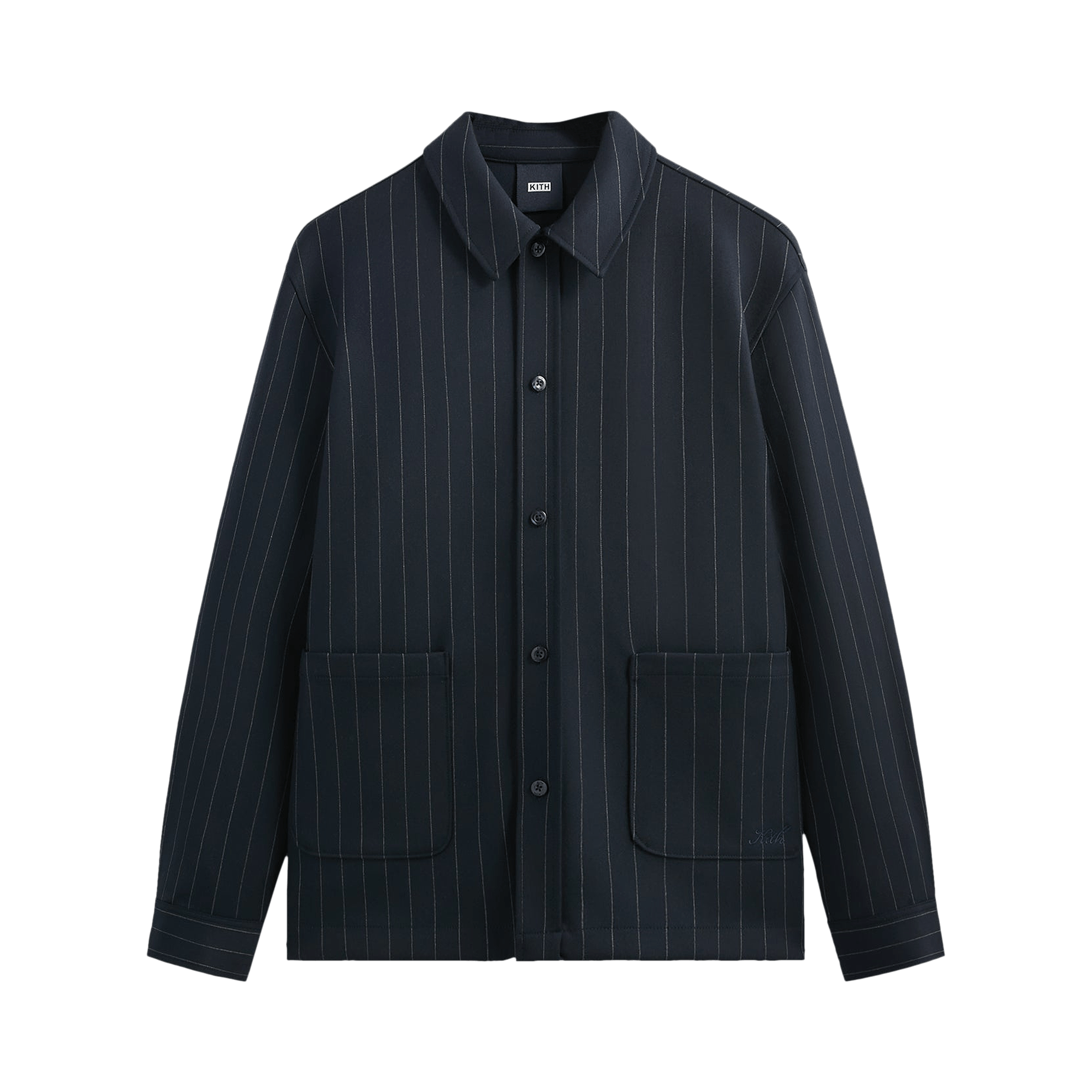 Kith Double Weave Boxy Collared Overshirt 'Nocturnal'