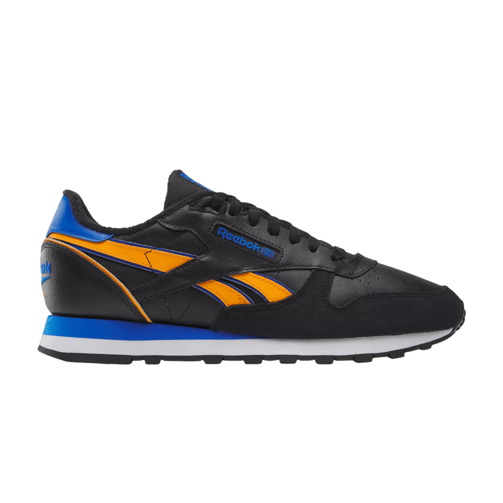 Reebok Classic Leather 'Black Orange Cobalt'