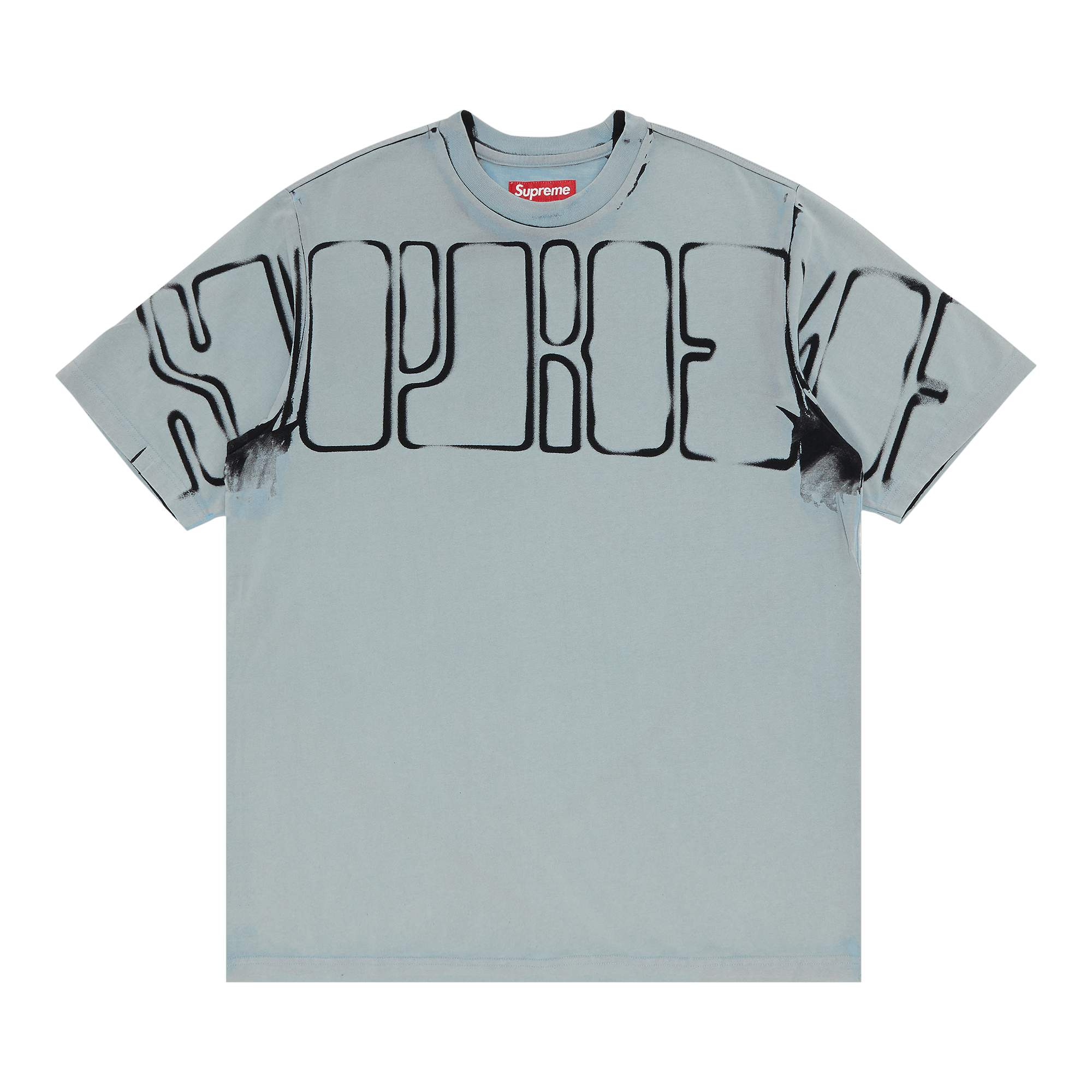 Supreme Overprint Knockout Short-Sleeve Top 'Slate'