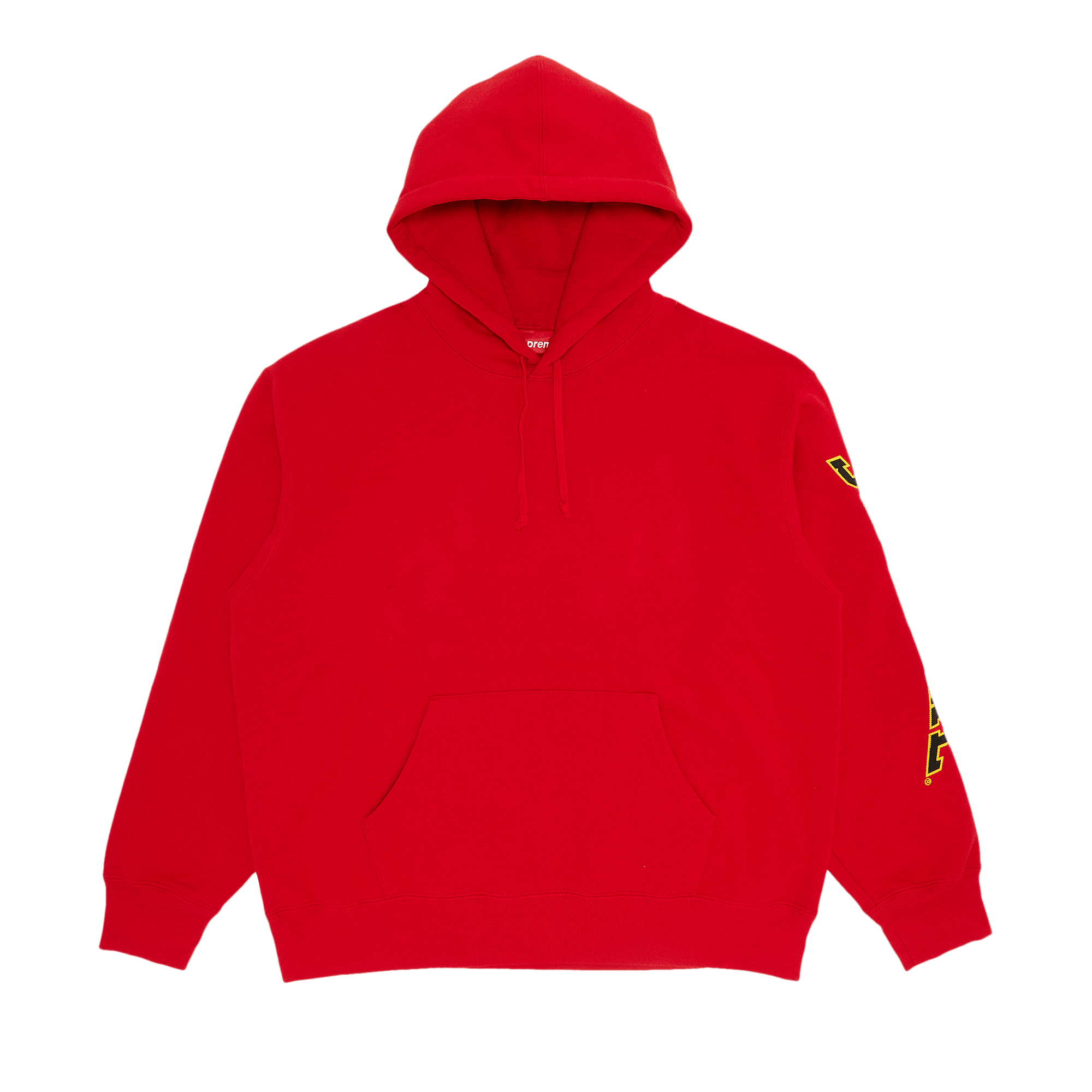 Supreme Sleeve Arc Hooded Sweatshirt 'Red'