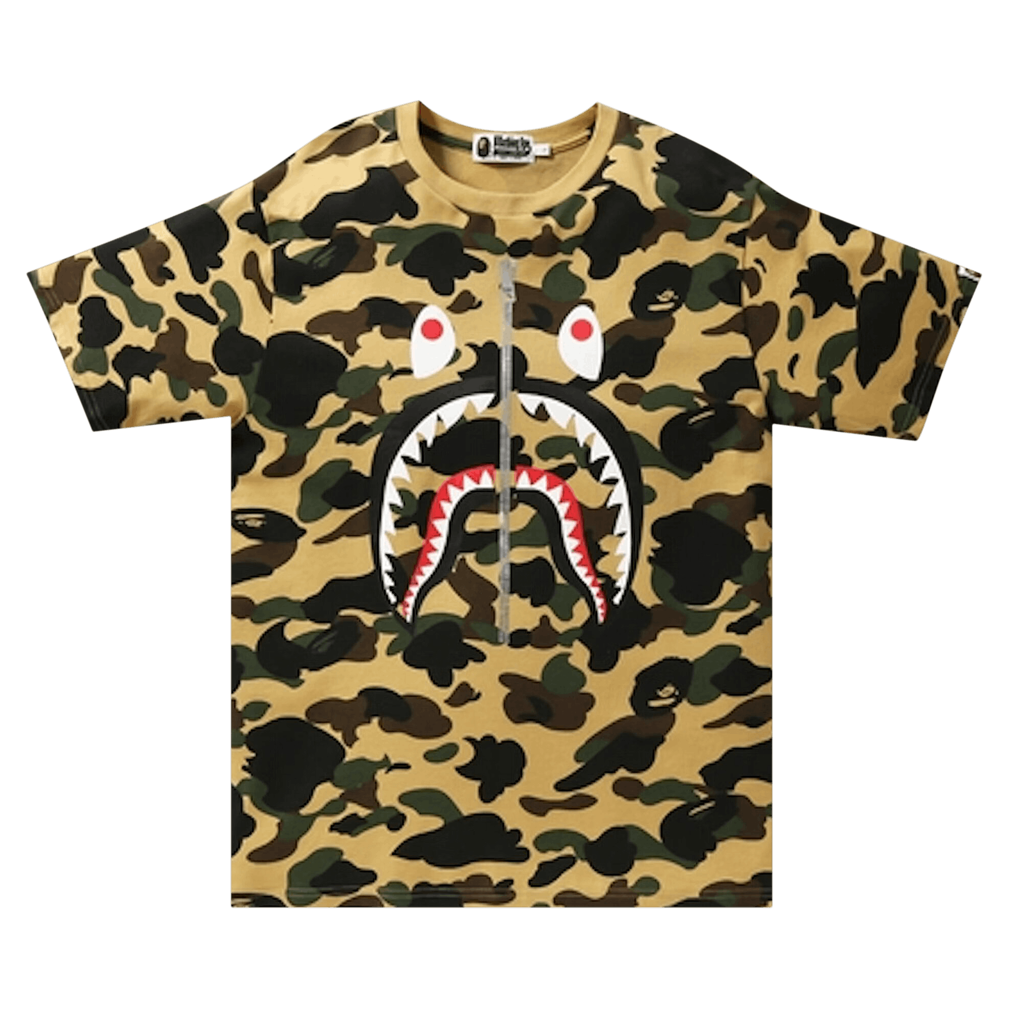 BAPE 1st Camo Shark Tee 'Yellow'