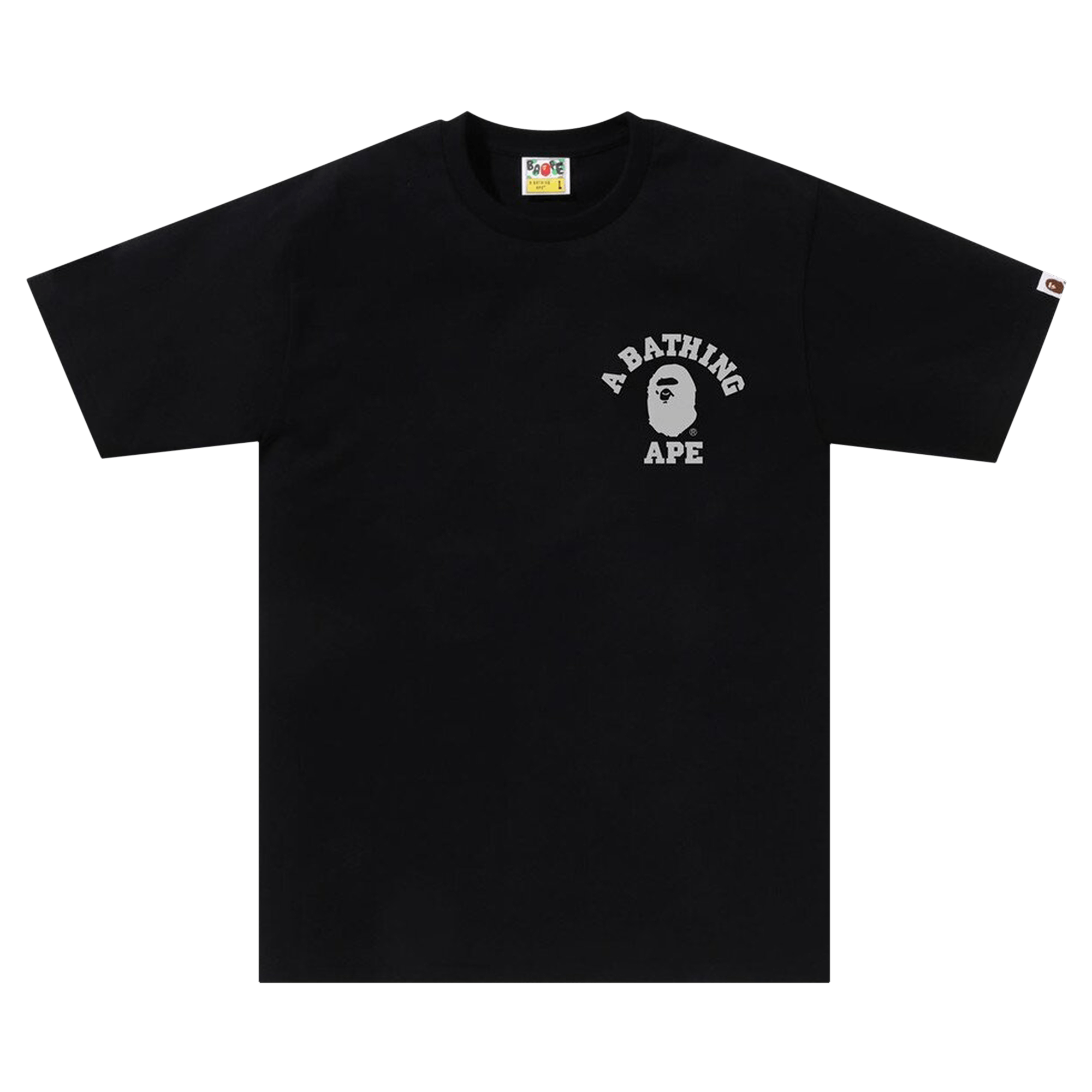 BAPE Honeycomb Camo College ATS Tee 'Black/Grey'