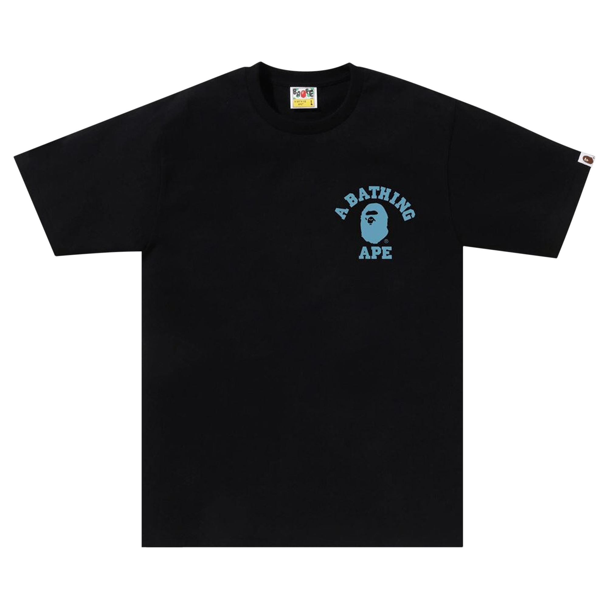 BAPE Honeycomb Camo College ATS Tee 'Black/Blue'